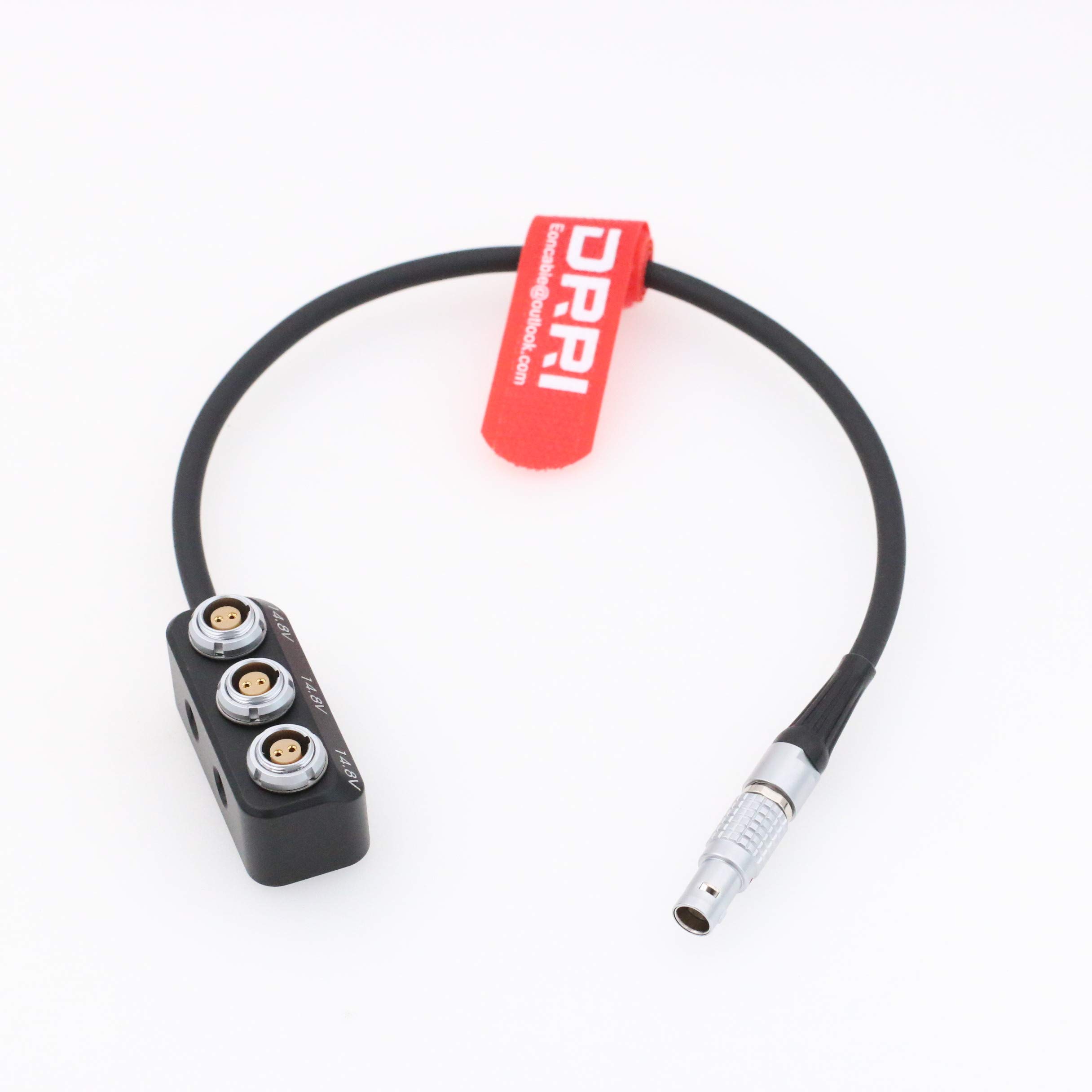 Distribuidor 0B 2pin macho a 3 hembras de 12V para equipos cinematográficos 4
