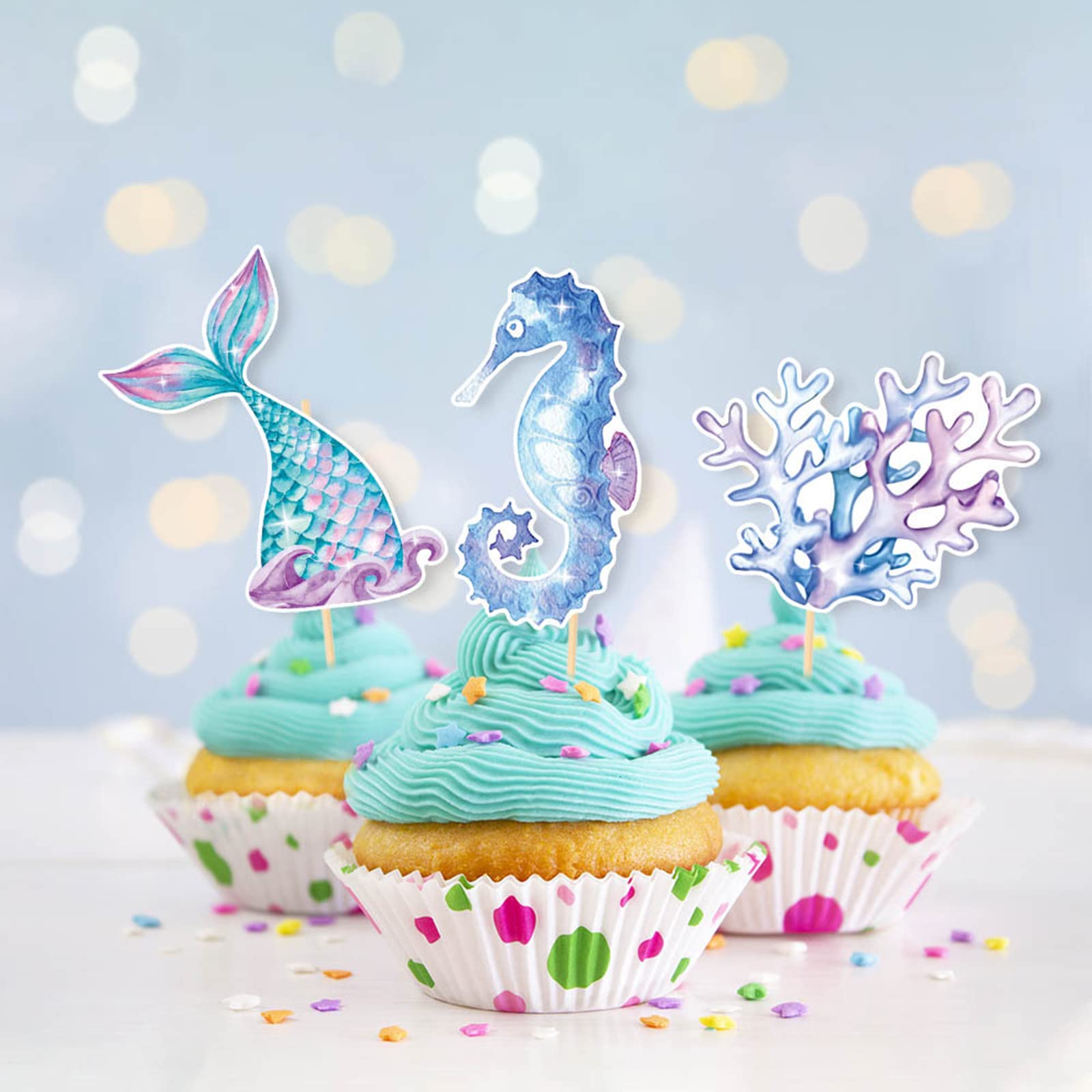 Mermaid Décoration Gâteau Deluxe Cake Topper > Mariage Déco Belle Nuance