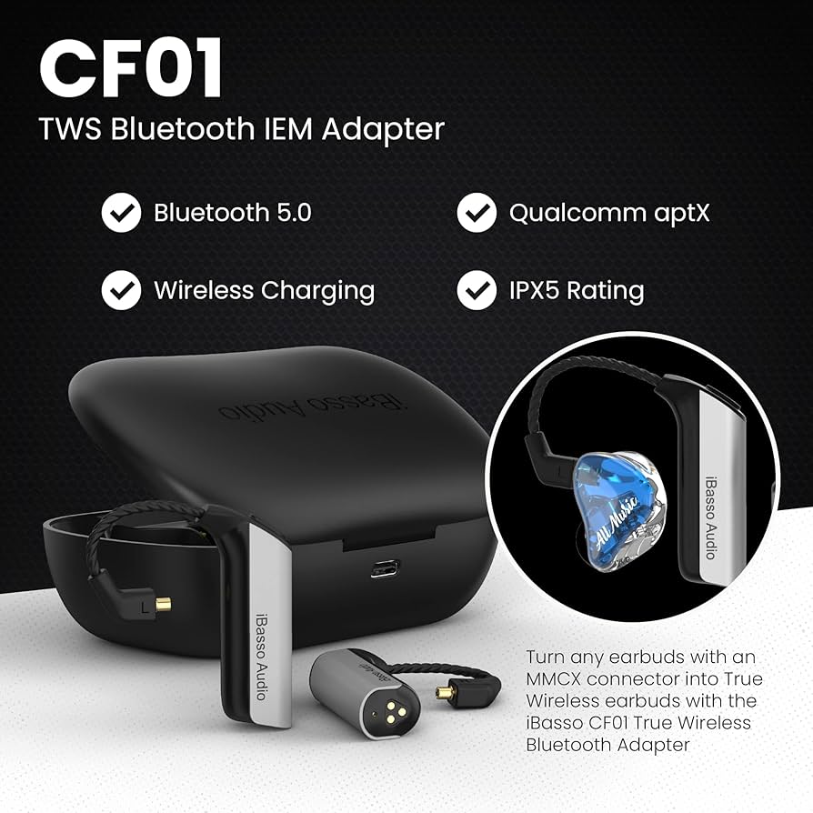 iBasso Audio CF01 TWSアダプター IBasso CF01 Bluetooth IEM Adapter Review - Major HiFi