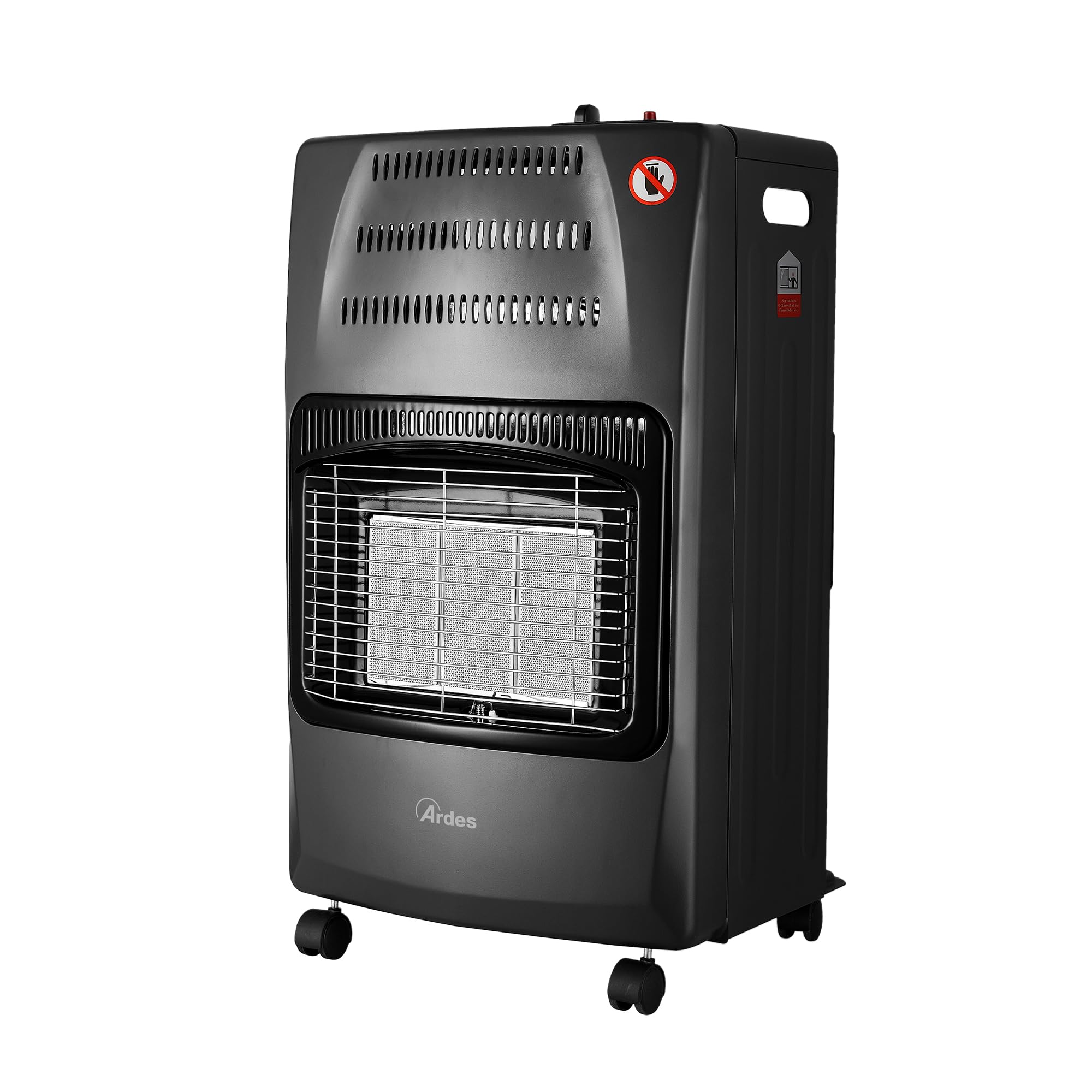 AR383F BOXER FLEX Estufa de infrarrojos preparada para GLP 3 potencias - Estufa de gas portátil y plegable con dispositivo de seguridad, control de llama y nivel de oxígeno + kit de montaje