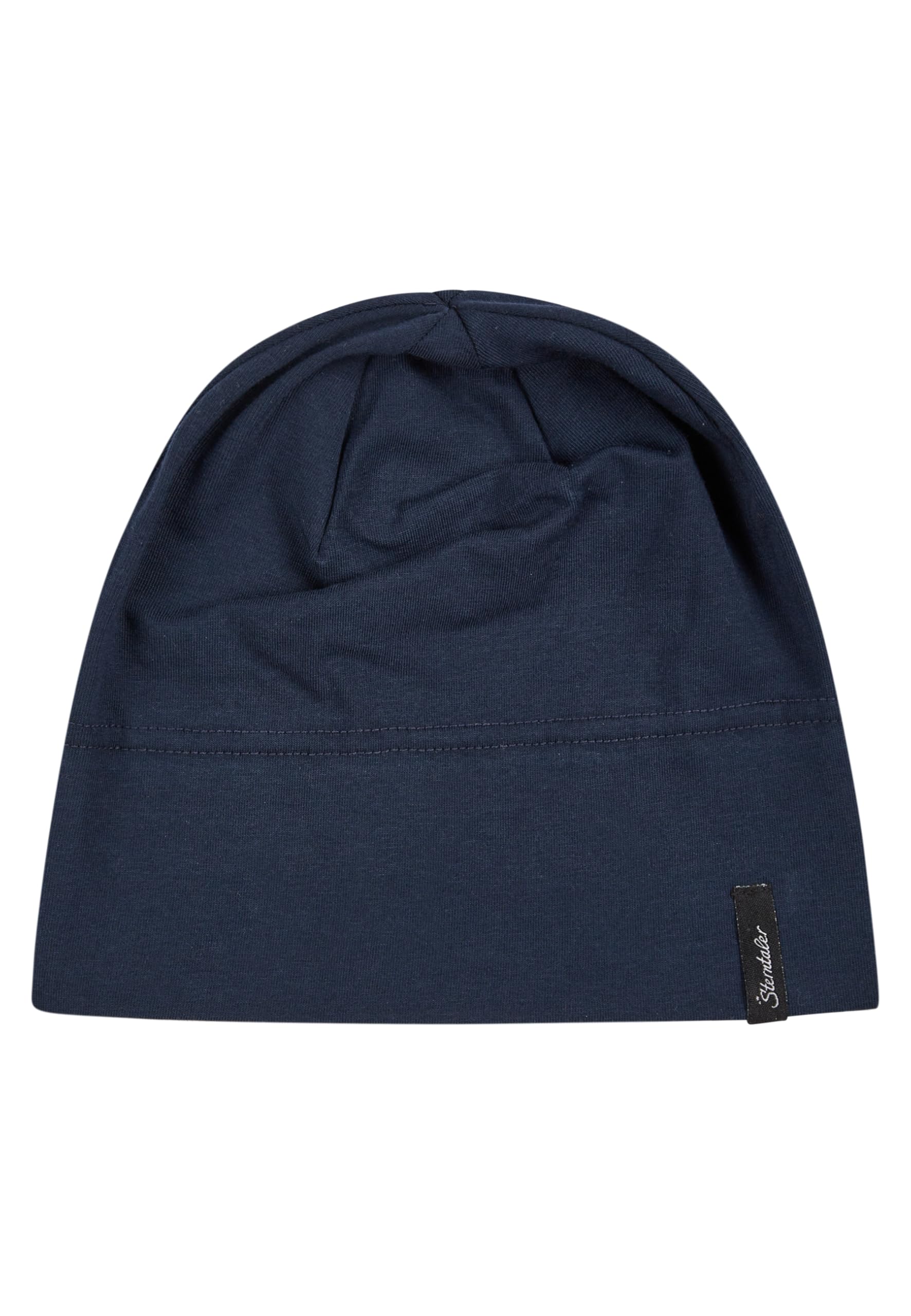 Sterntaler OCS Beanie Uni - Baby Beanie Mütze aus Singlejersey (Bio) - Jungen Kopfbedeckung mit Umschlag und Ohrenklappen - Baby und Kinder Übergangsmütze zum Binden - ab Geburt - 3