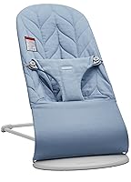 Vista 19 de BabyBjörn Bouncer Bliss, Gris Arena, Tejido, Colchón Clásico de Acolchado Asiento Ajustable de Mecedora para Bebé de 2 en 1 y Silla para Niño