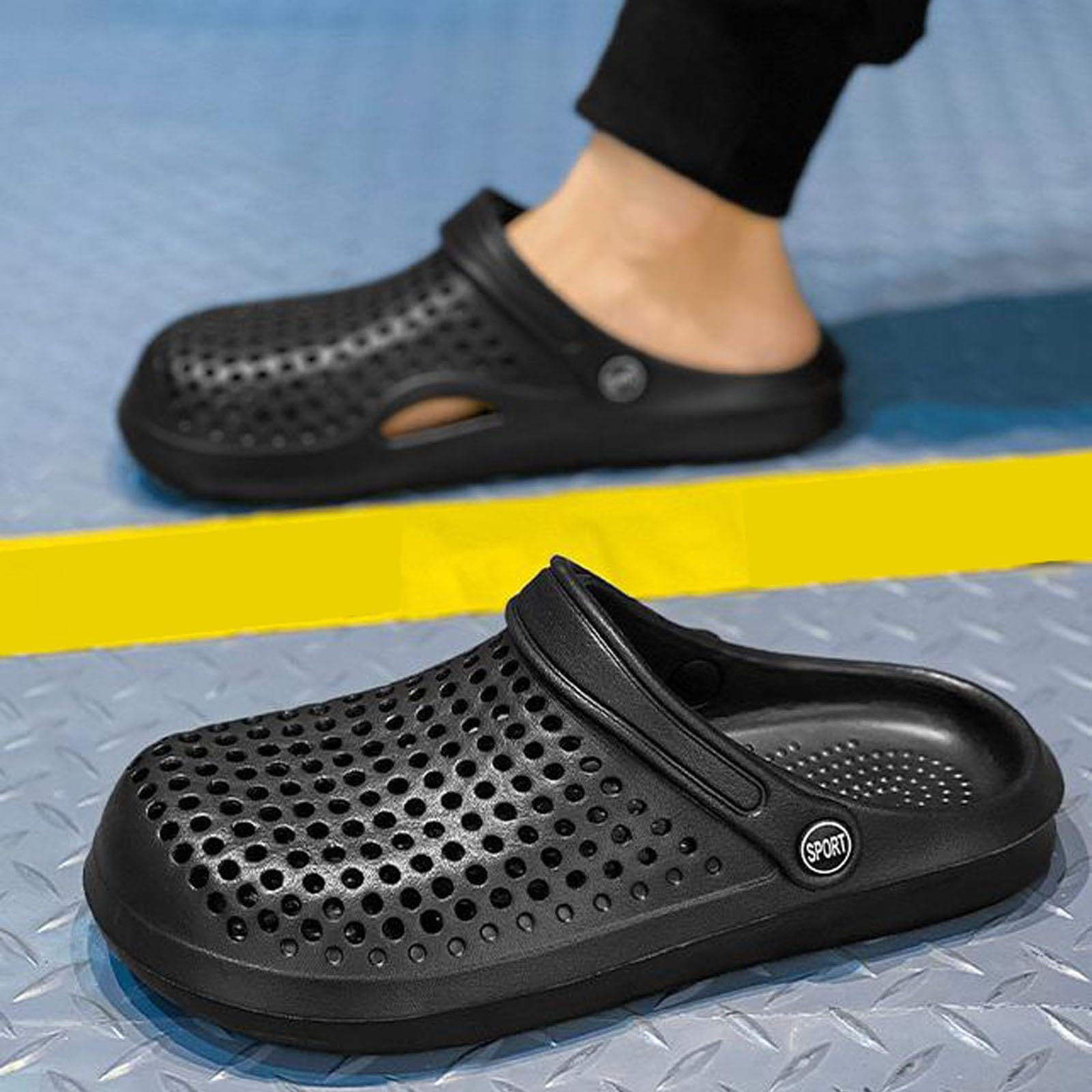 Generico Ciabatte Estive Pantofole Donna Antiscivolo Piscina Viaggio Casa Plastica Leggere Hotel