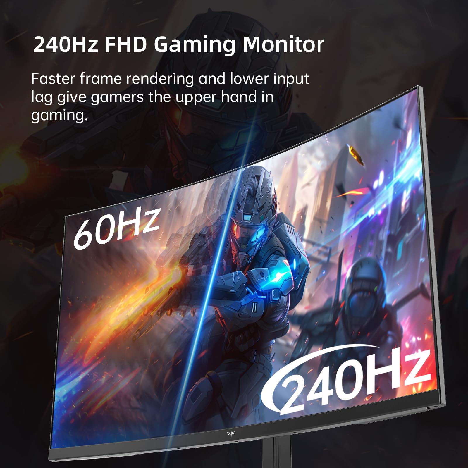 KTC 32 Inch 240Hz Curved Gaming Monitor, FHD 1080P 1500R HDR Gaming PC Monitor, FreeSync, Ultra-Fast 1ms Monitor for Gamer, 3500:1 Contrast, HDMI 2.0 x 2, DisplayPort 1.4 & USB 2.0, H32S17F