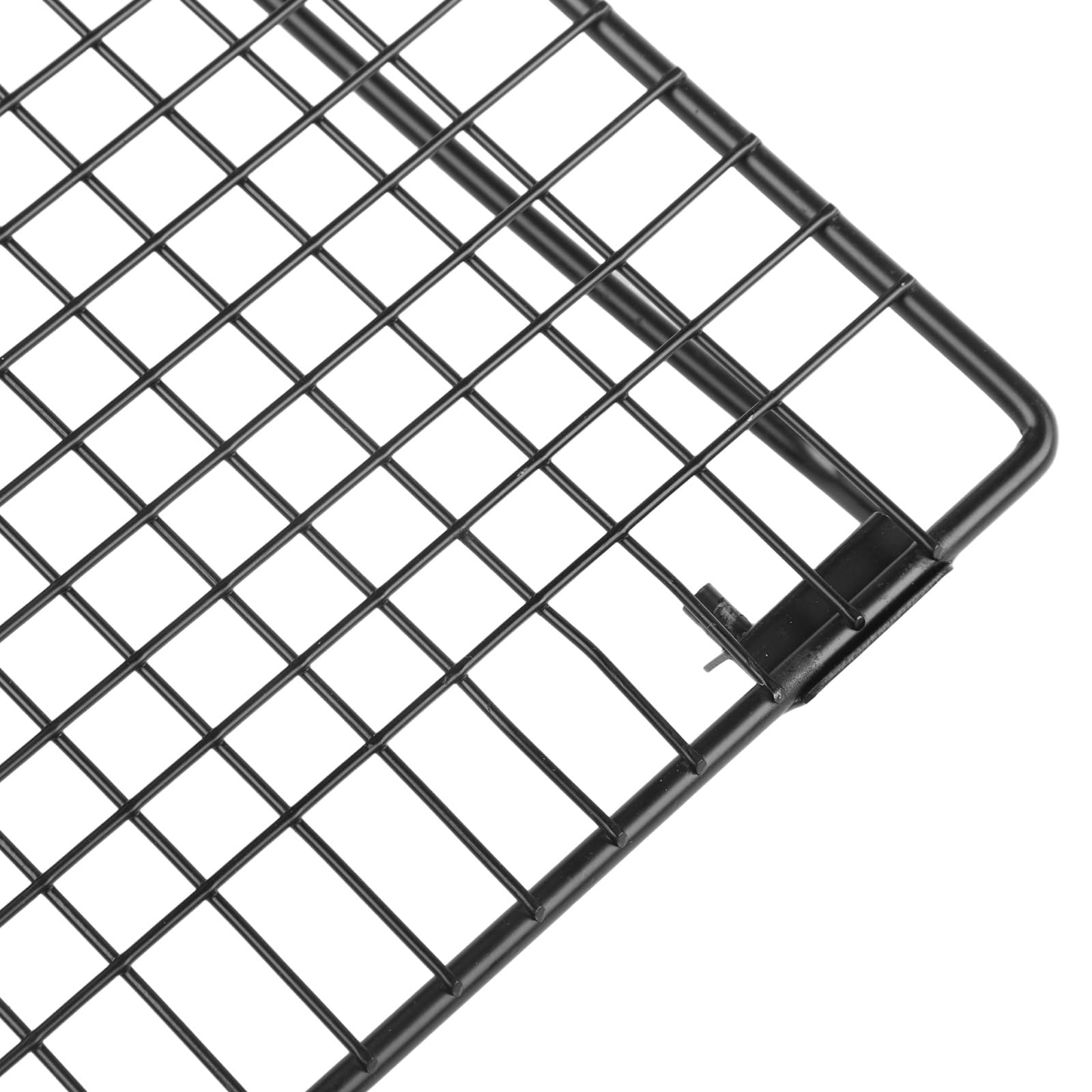 Estante de refrigeración de acero inoxidable sin revestimiento, plegable y apilable, 34 x 24,3 x 5,4 cm, 2 unidades