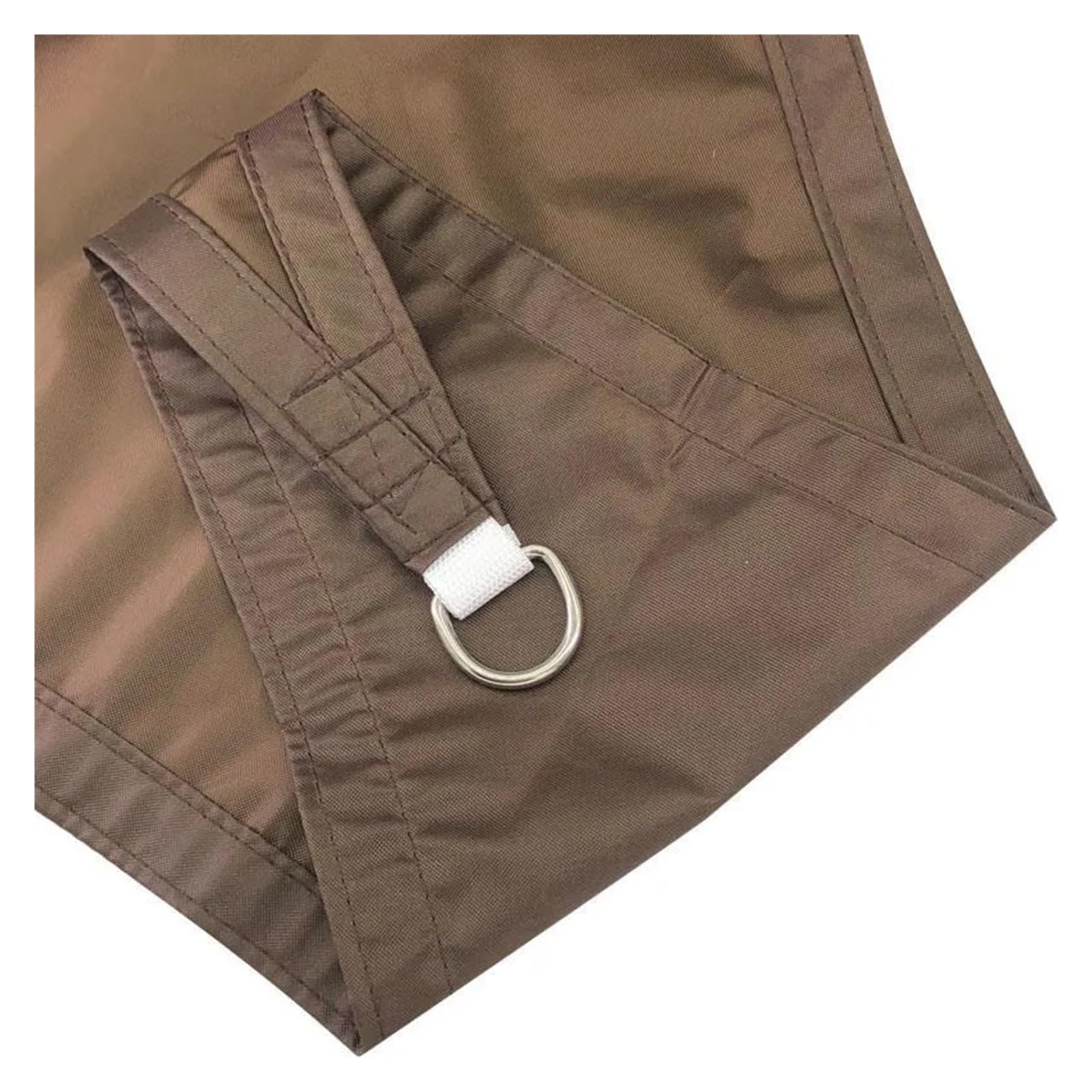 Voile d'ombrage triangulaire anti-UV pour bloquer la chaleur du soleil sur la terrasse
