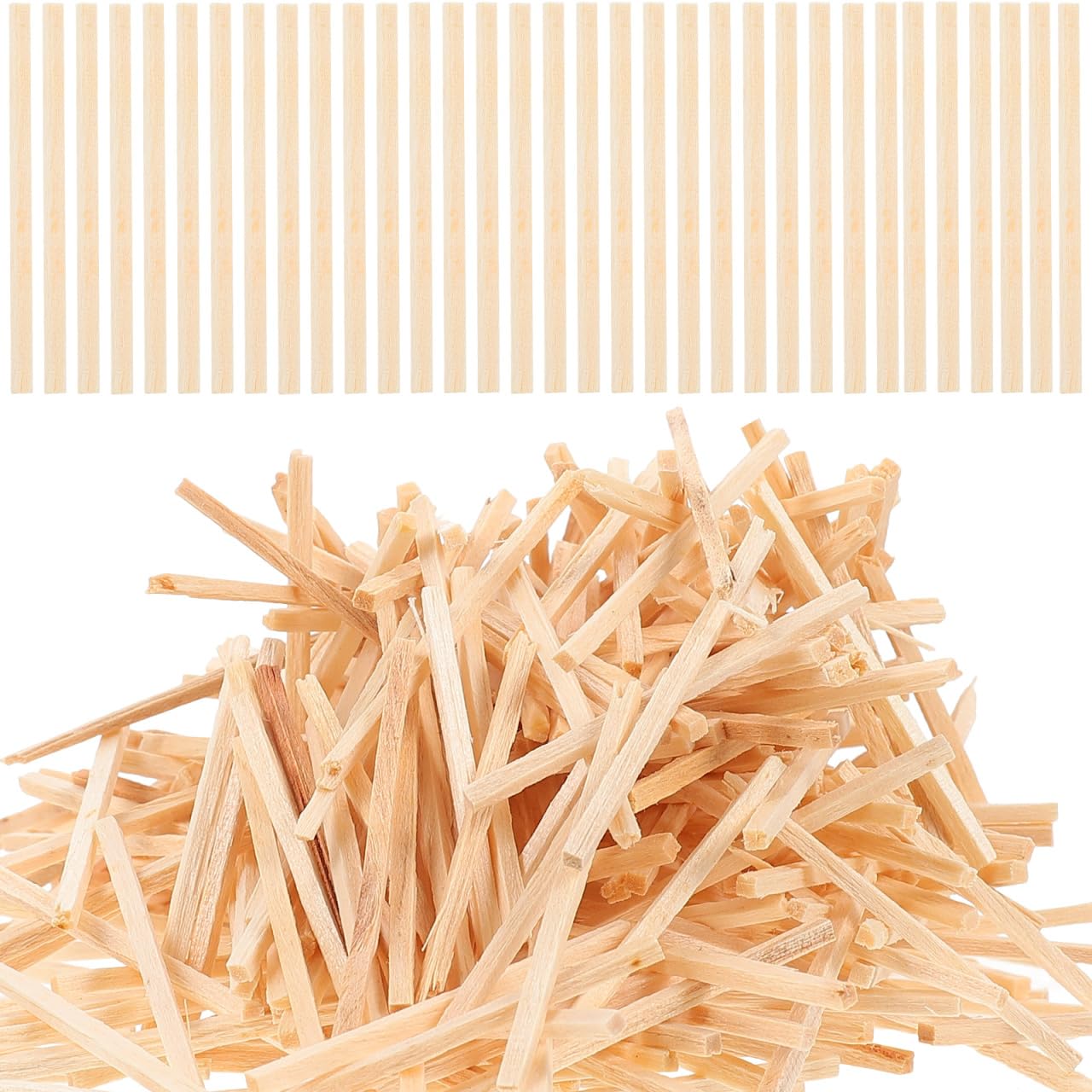 SHINEOFI 4000 Pcs Matchstick Toy DIY Match Stick Handmade Materials Blank Match Sticks Match Making Sticks DIY Stick Material Educational Supplies Wood Material Puzzle Model Wooden Child
