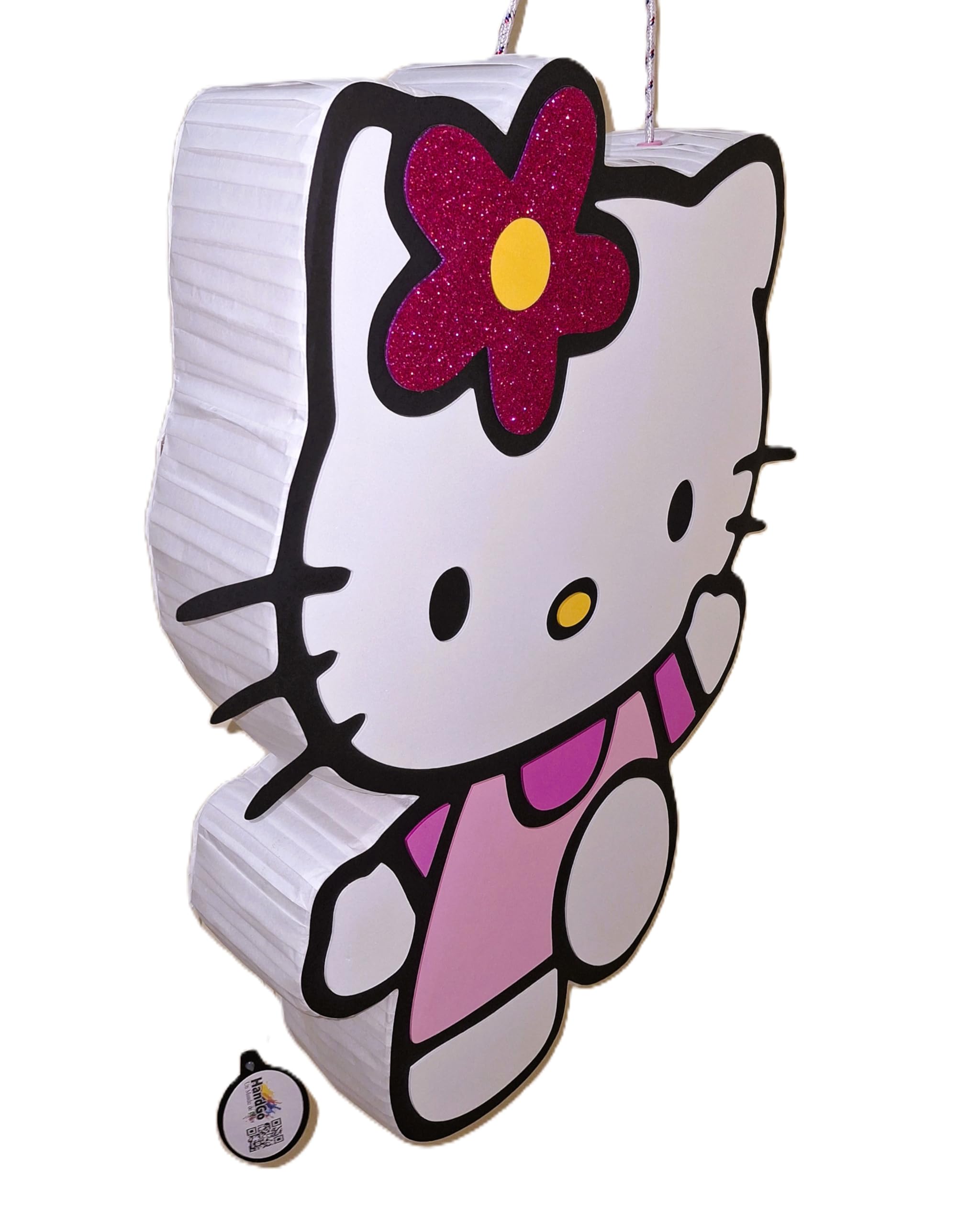 Piñata cumpleaños infantil hecha a mano (Grande 60x45x10 Centímetros)