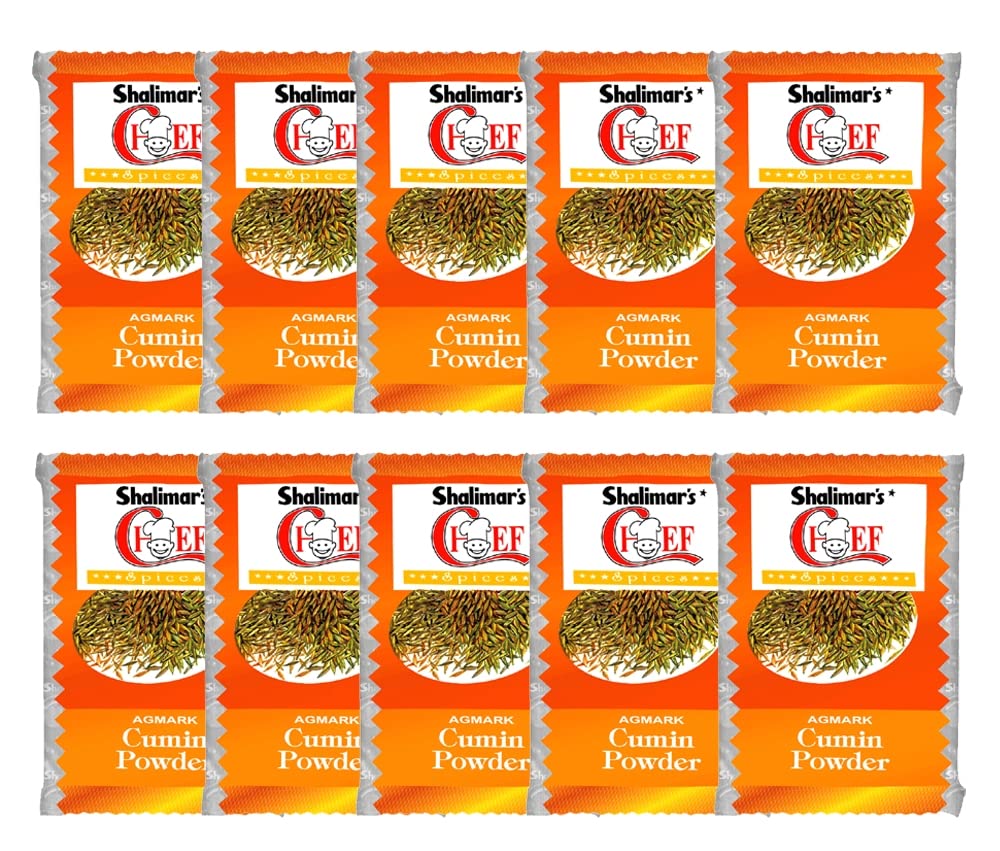Shalimars Chef Cumin Powder 50g (Pack Of 10) (B09T97PGPL) Amazon Price History, Amazon Price Tracker
