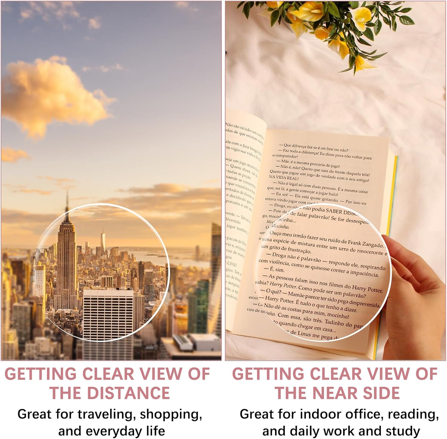 COJWIS Progressive Multifocus Reading Glasses for Women - 3 Pack Computer Readers with Blue Light Blocking and Spring Hinge - Image 4