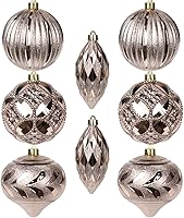 Vista 30 de 30 piezas de adornos de bola de árbol de Navidad irrompibles negros para decoración navideña