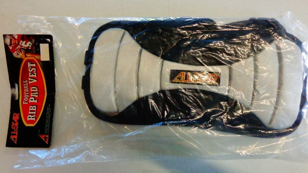 Authentic Sports Shop Football Low Profile Adjustable Rib Protector Vest with Polyethylene Inserts (Junior) : Sports & Outdoors