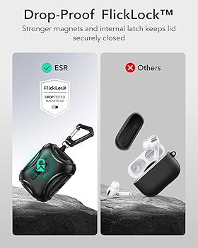 AirPods pro2 ＋ ケース（ESR FLICKLOOK CASE） Amazon.com: ESR for AirPods Pro Case (2023/2022/2019, 2nd