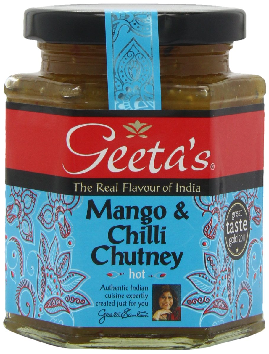Geeta's Mangue et piment Chutney 300 g (lot de 6)