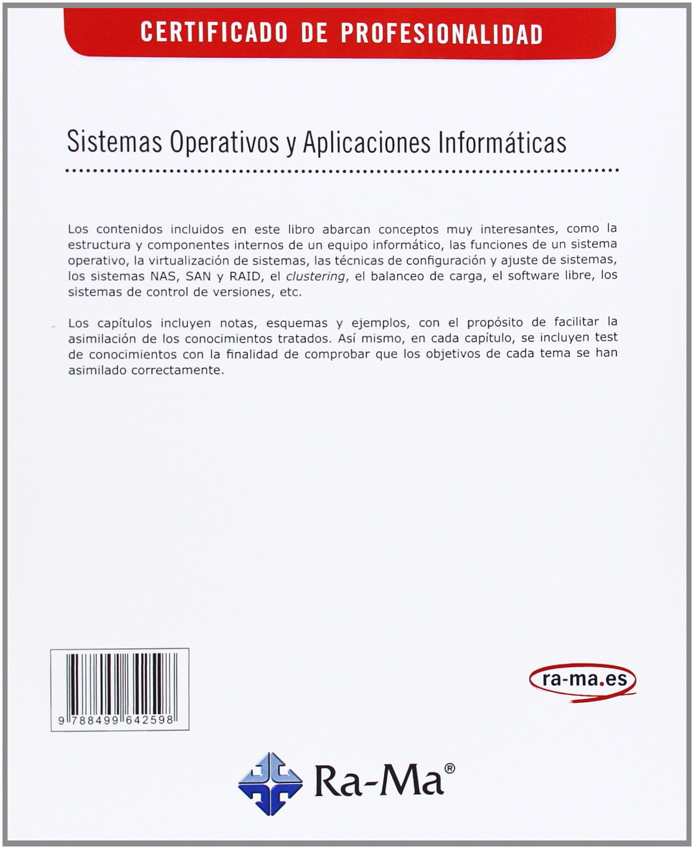 Sistemas Operativos y Aplicaciones Informáticas (MF0223_3) (INFORMATICA GENERAL)