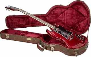 Amazon.com: Crossrock Wooden Electric Guitar Case for Gibson