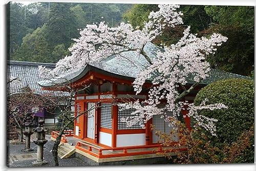 Kurama Japón - Lienzo decorativo para pared, cuadros para dormitorio, decoración de pared sobre la cama, sala de estar, decoración de pared, baño,