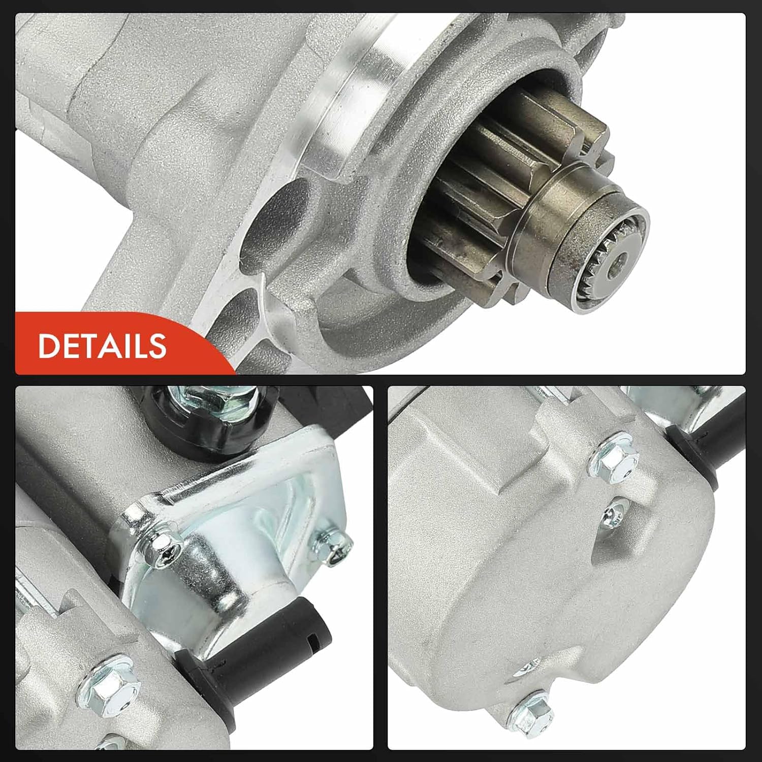 A-Premium Starter Motor Compatible with Toyota Tacoma 2011 2012 2013 2014 2015 4.0L, 12V 1.4KW 10-Teeth Clockwise, Replace# 2810031111, 4280006381