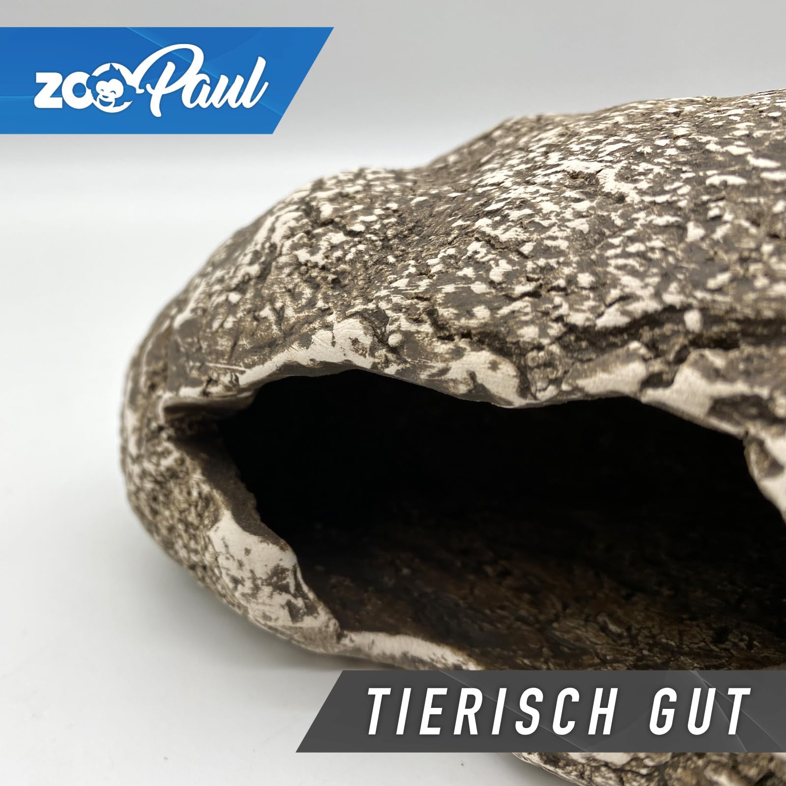 ZooPaul Keramik Deko Dekoration Aquarium Terrarium Stein Höhle Versteck Felsen