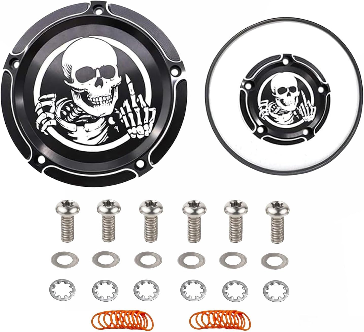 𝟏𝟗𝟗𝟗-𝟐𝟎𝟏𝟓 Derby Timing Covers & Bolts Fits For Harley Touring Road King Electra Glide Street Glide Road Glide Tri Glide Dyna Softail (Harley Twin Cam Models)
