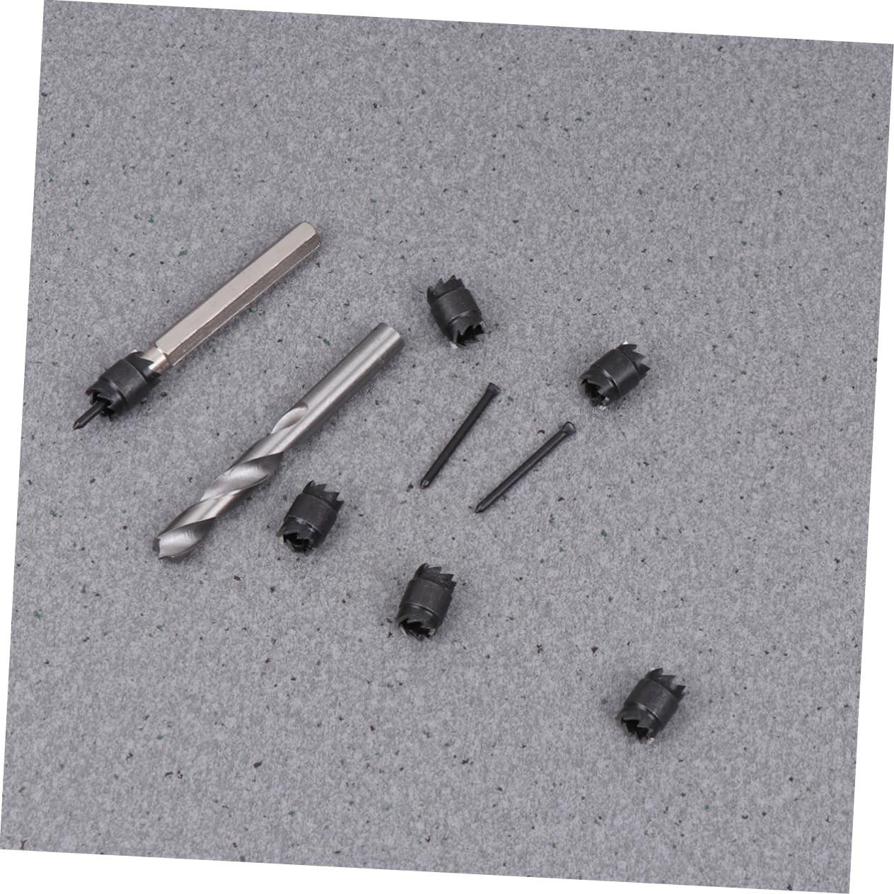 SEWOART 9pcs Spot Welding Drill Welding Drill Bits Electric Drill Bits Remover Cutting Machine Welding Spot Cutter Weld Cutter Fire Extinguisher Car Spot Weld Drill Bit Silver