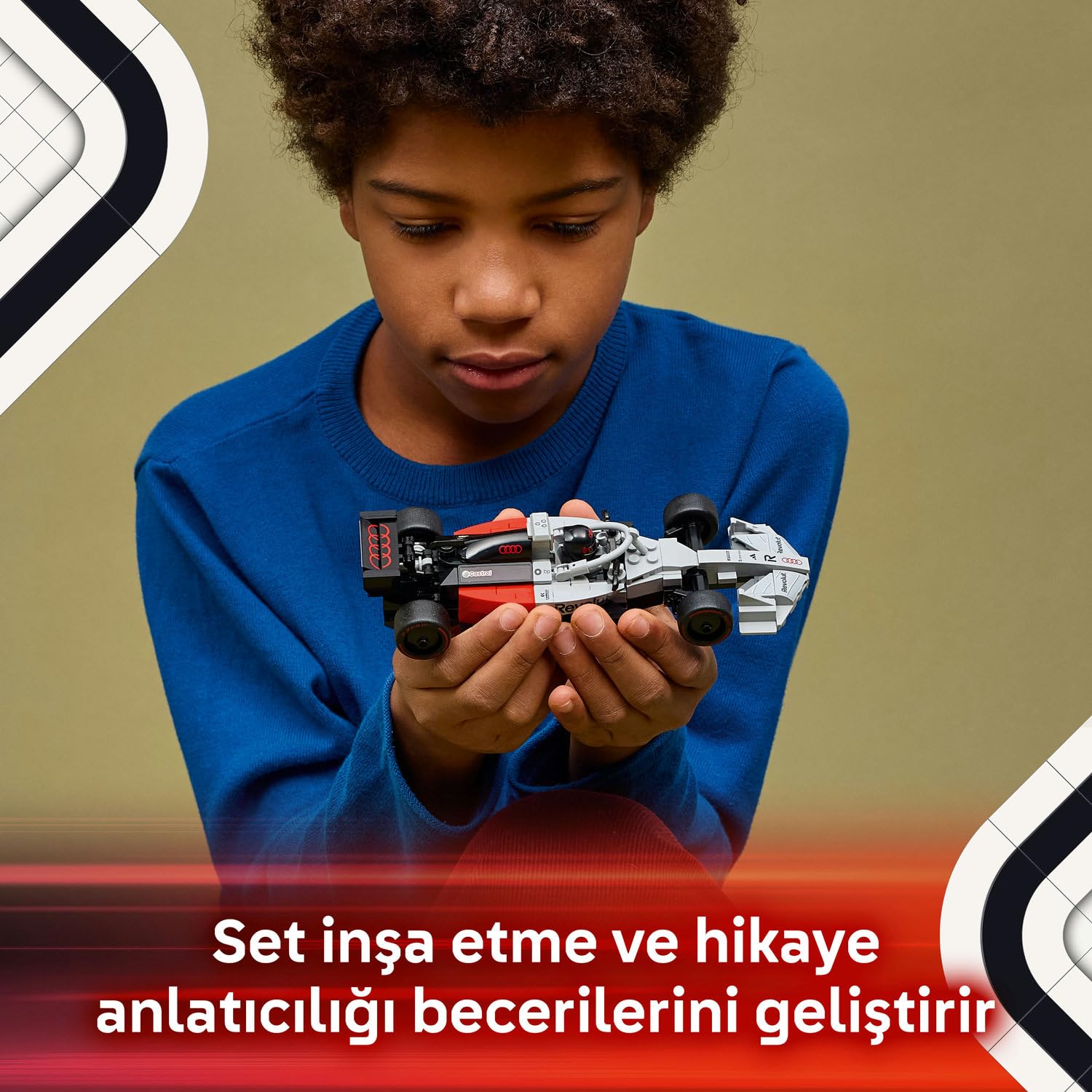 LEGO Speed Champions Audi Revolut F1 Team R26 Yarış Arabası 77259