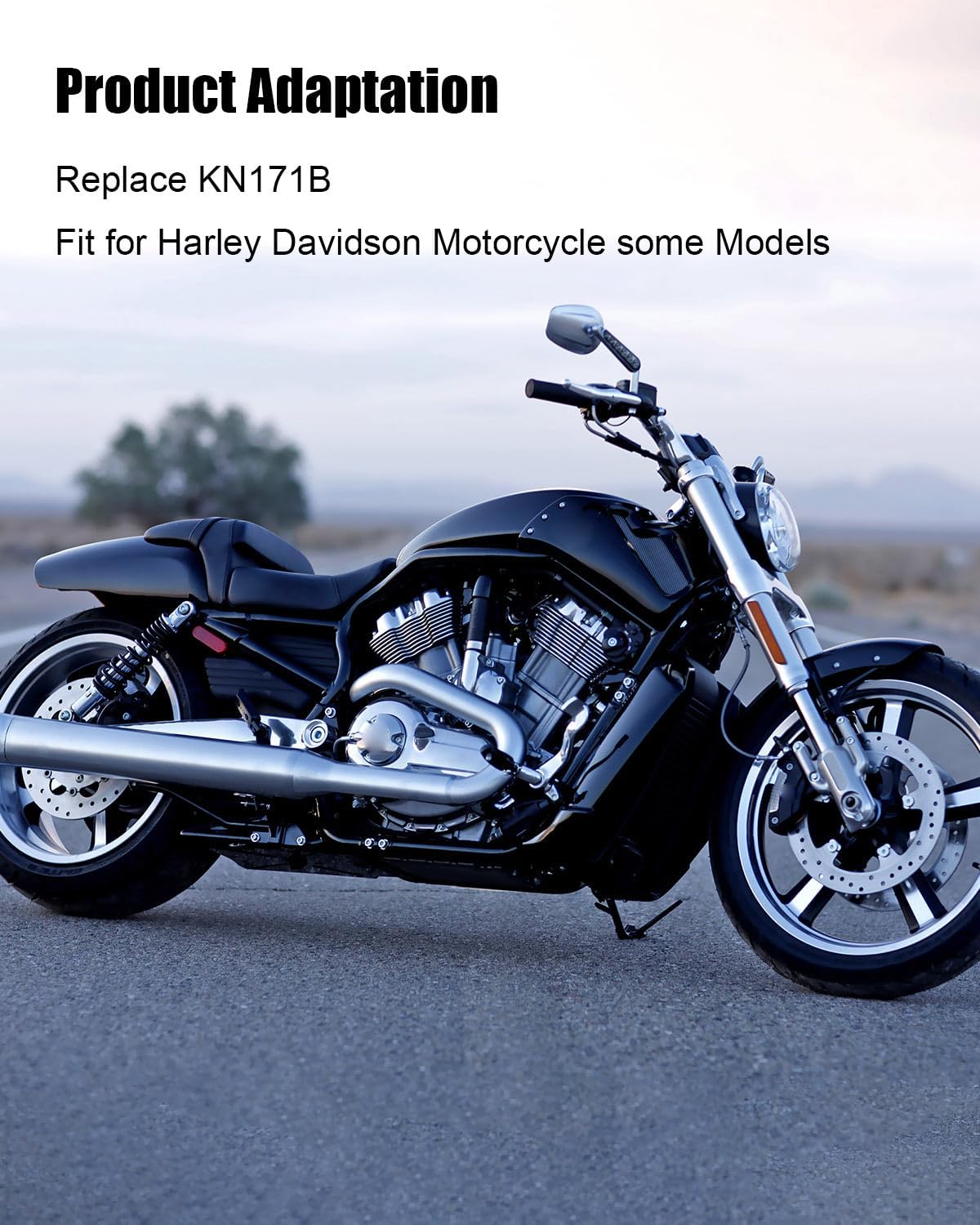 Motorcycle Oil Filter Replace KN171B Fit for Harley Davidson FLFBS Fat Boy FLHC Heritage Classic FLHR Road King FLHT Electra Glide Standard 2013-2021