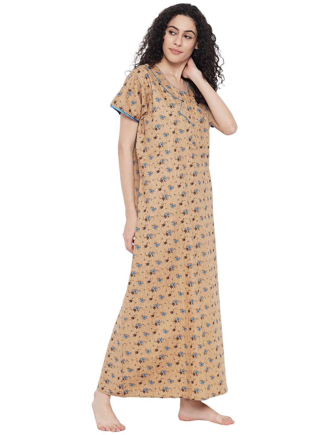 G4GirlCotton Nighty Gown for Women's