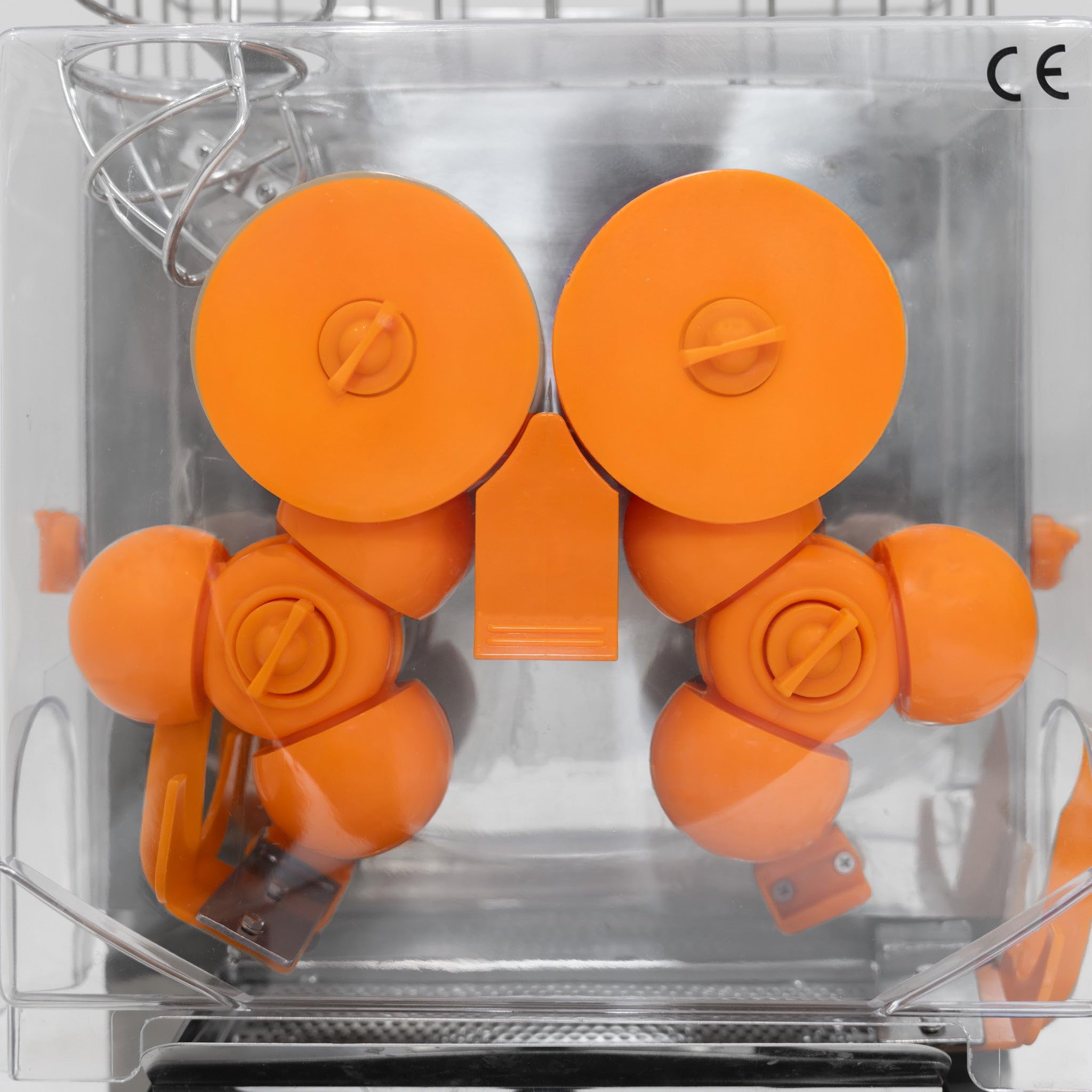 Spremiagrumi Professionale Automatico Elettrico Acciaio Inox 220V 120W Resa 40-50% 22 Arance al Minuto Pressa per Agrumi con Rubinetto Cavo 1,8m Filtri Vasche di Raccolta