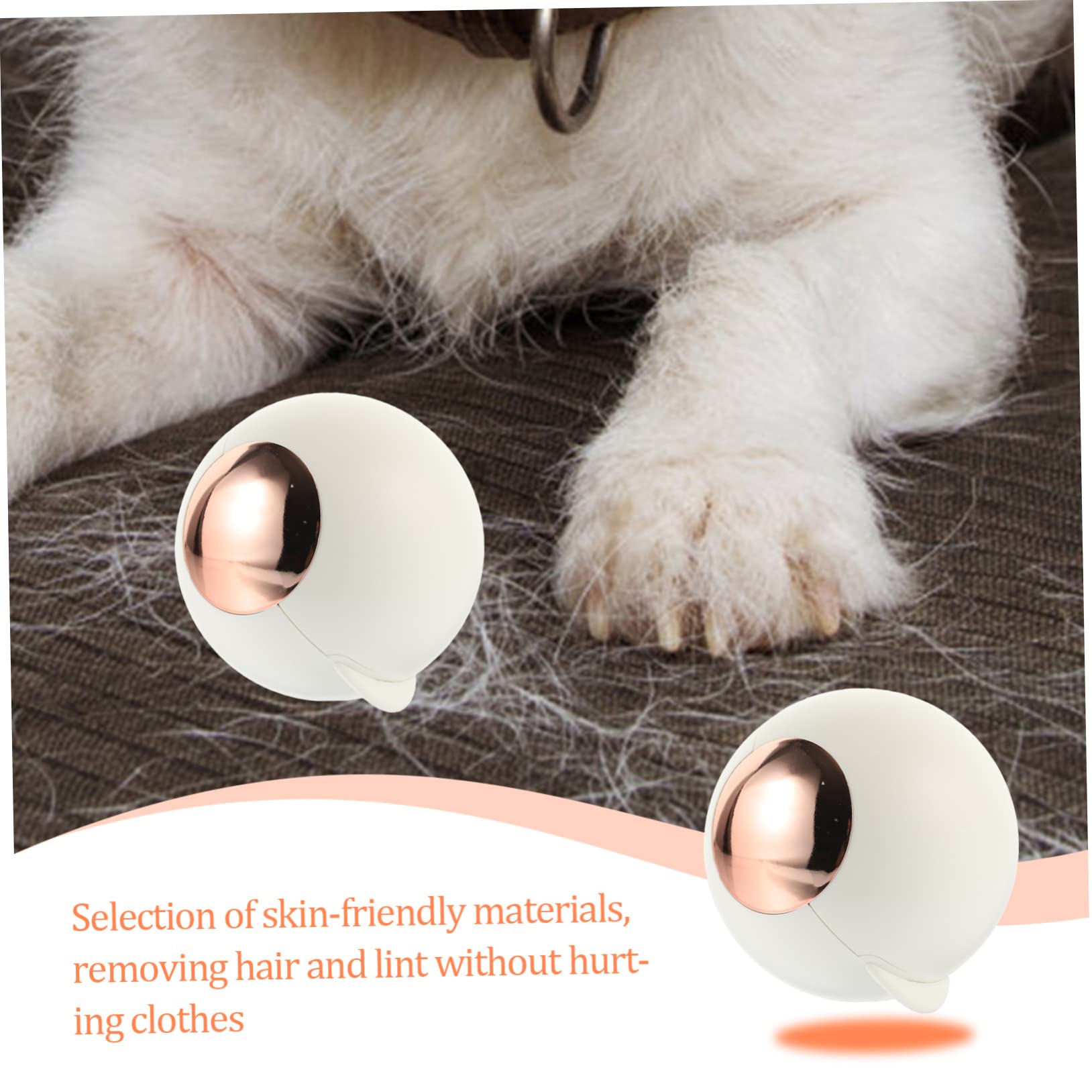 Happyyami 2 Piezas Pelo pegajoso de la Ropa Quitapelusas portátil Quitapelusas de Mano removedor de Pelusas portátil Bola pegajosa Rodillos suéter Rodillo Adhesivo para Pelo de Mascotas Mini