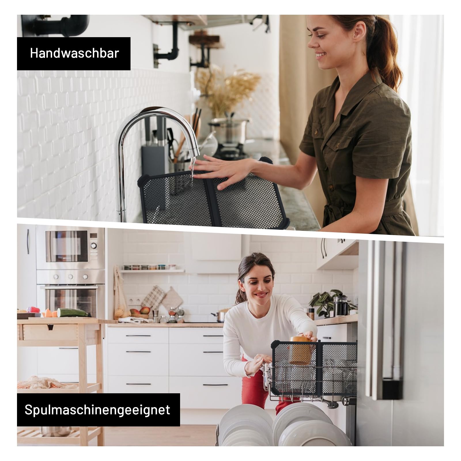 Protection Ventilateur Friteuse Lot De 2 Protections Anti-éclaboussures Silicone Pour Friteuse Ninja AF400 AF451 DZ401 Grille Anti Projection Air Fryer Ninja