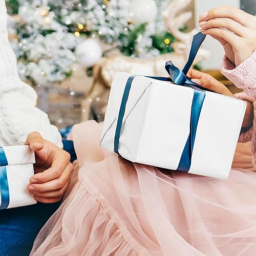 Miniatura 5 de 350 hojas de papel de seda blanco, 20 x 20 pulgadas, papel de regalo a granel para regalos, manualidades, baby shower, cumpleaños, decoración de