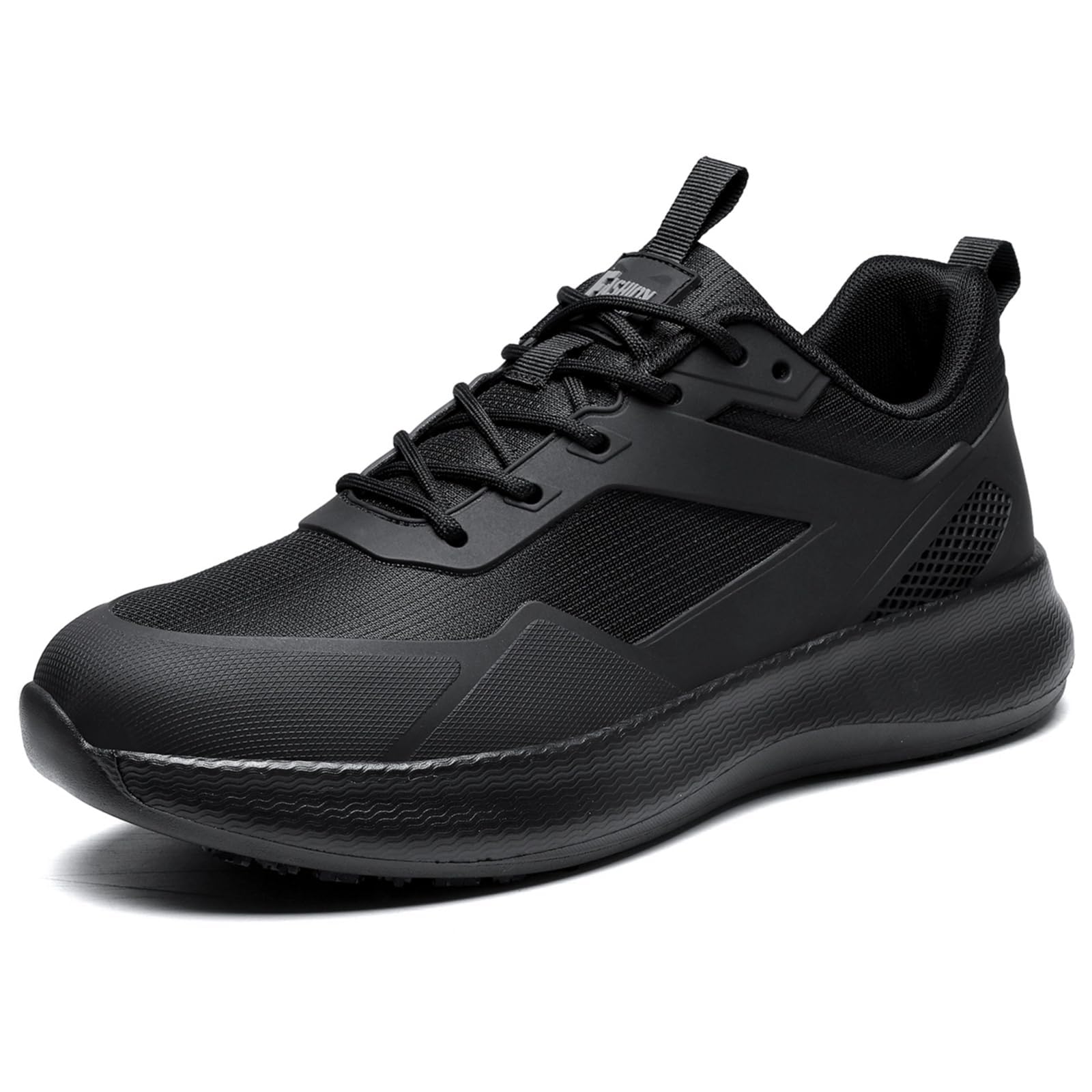 Moodeng Zapatos de cocina antideslizantes para hombre, ligeros, impermeables, para servicio de alimentos, resistentes al aceite, zapatos de chef para restaurante