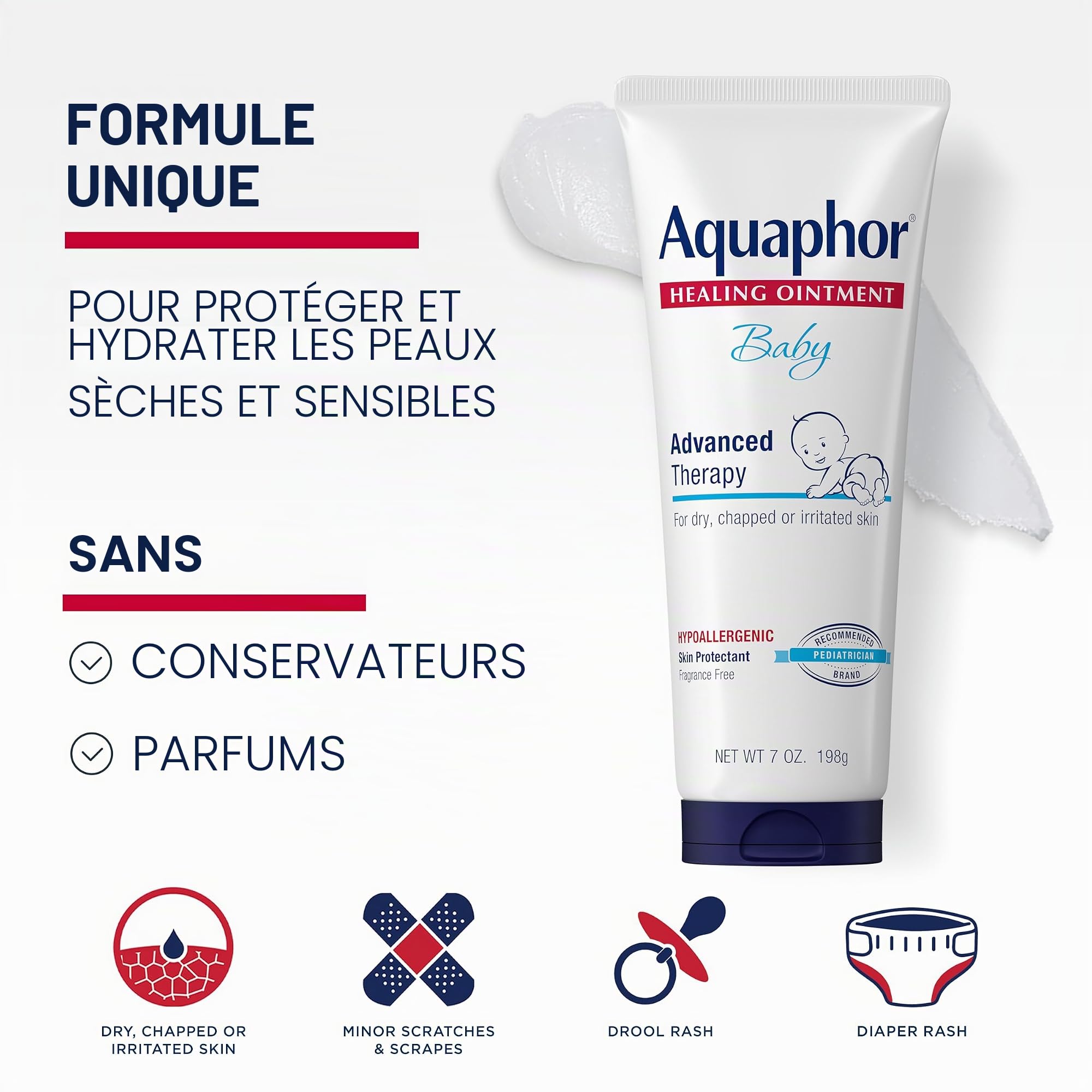 Aquaphor Aquaphor Skin Protectant Advanced Therapy Healing Ointment Skin Protectant 7 oz