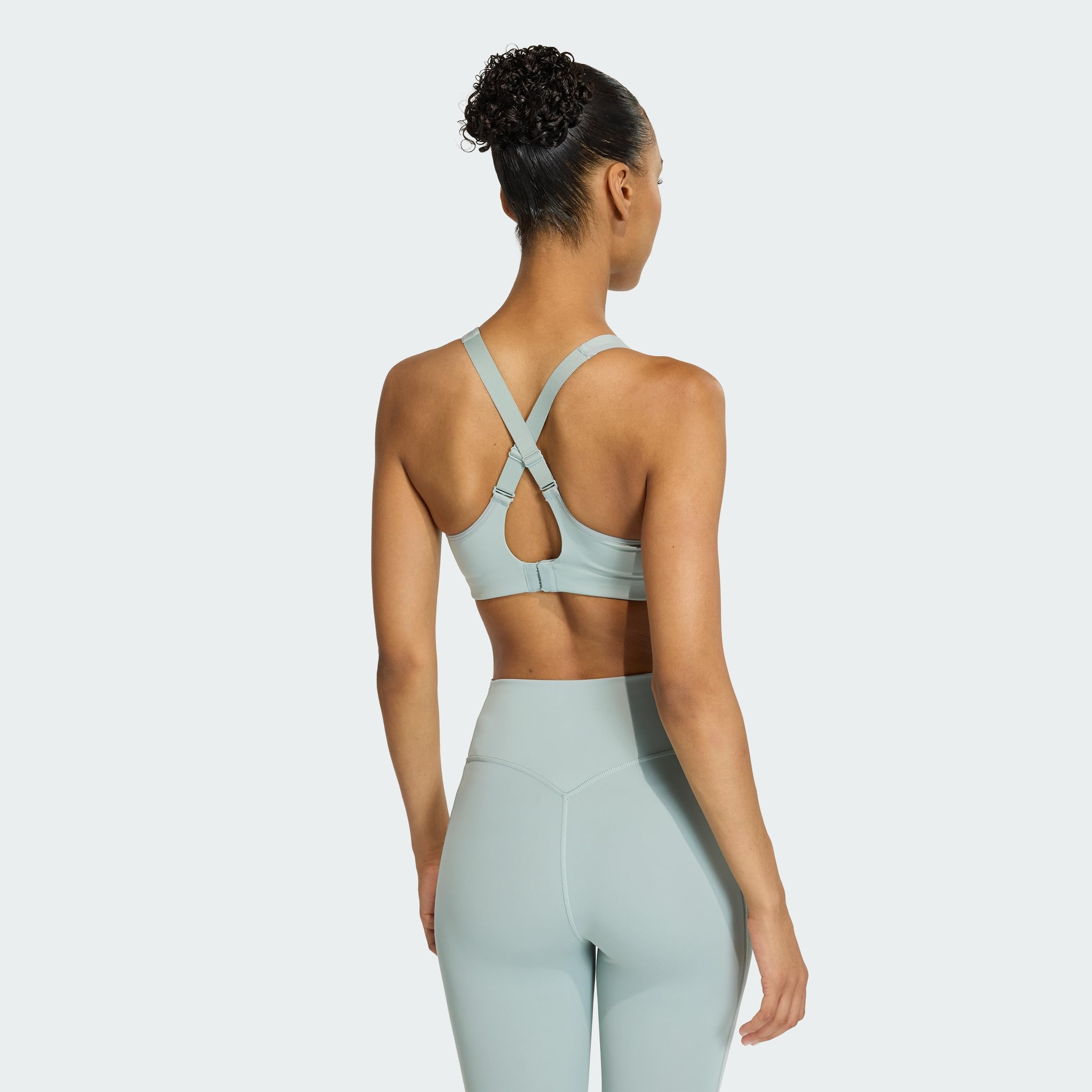 adidas dames Optime Workout High Support Bra, Wonder Sage, XS A-B