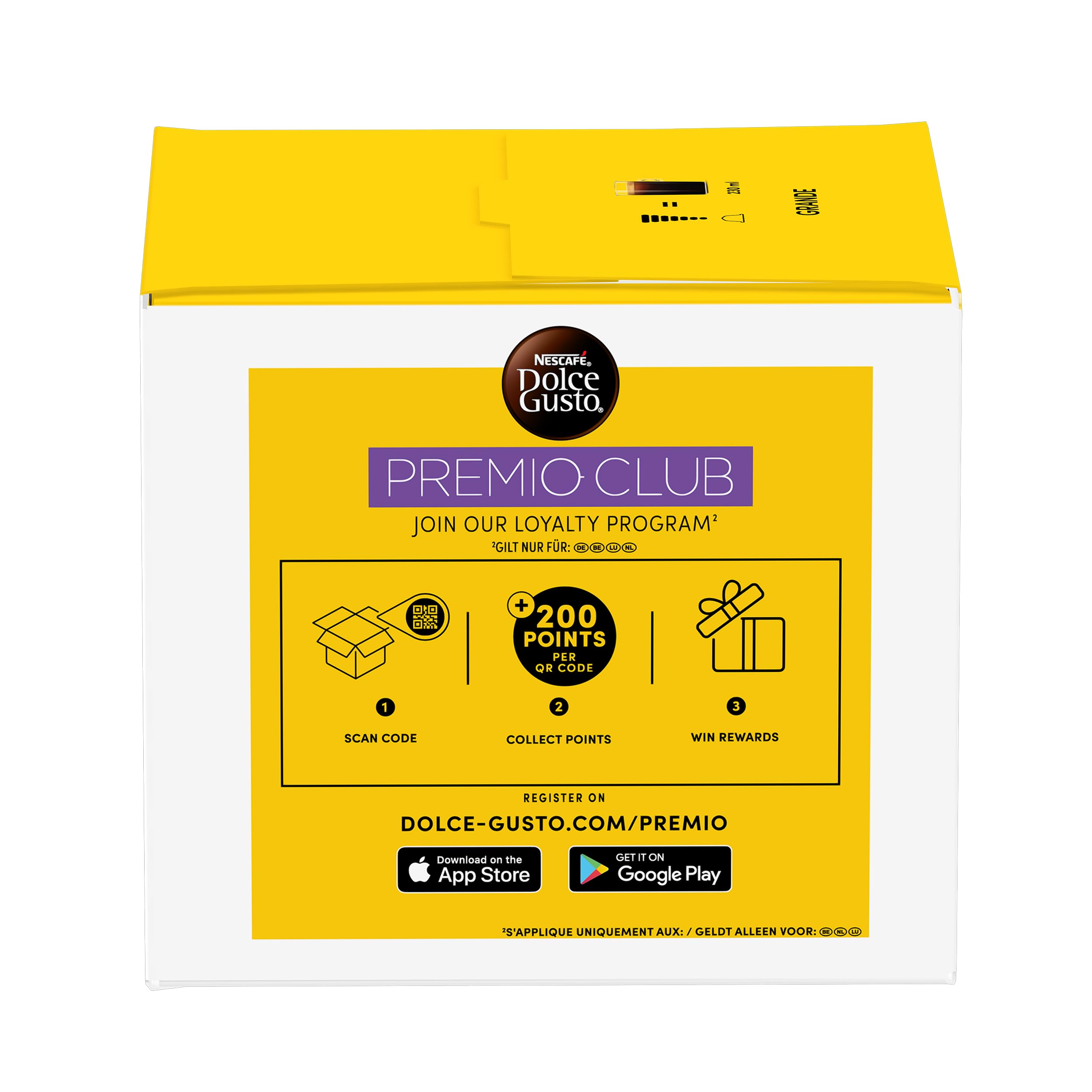 Nescafé Dolce Gusto Grande Cápsulas 30 Por Paquete (Paquete de 3)