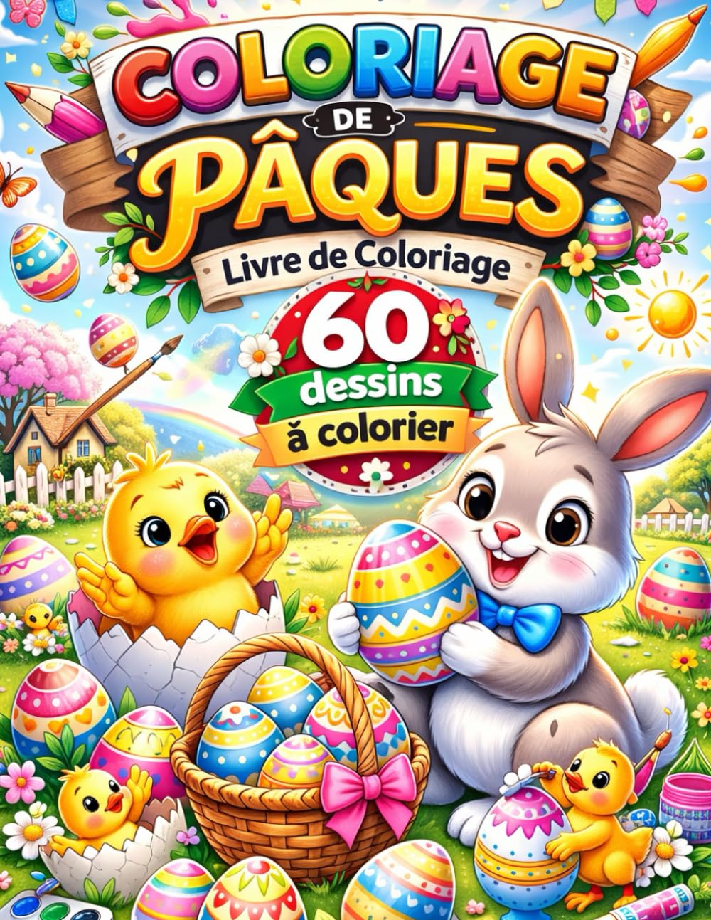 Mon grand livre de coloriage de Pâques