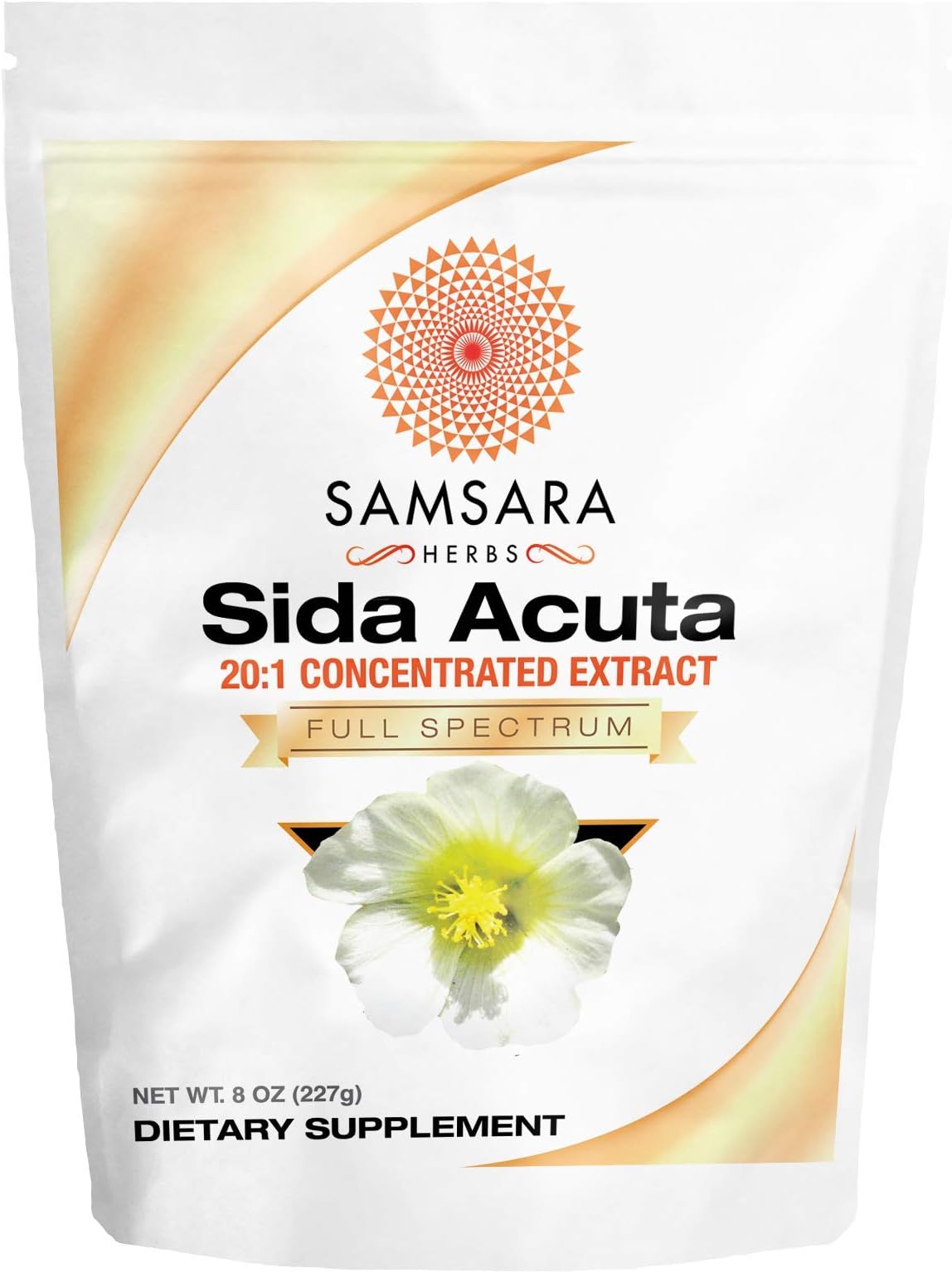 Samsara Herbs SIDA Acuta Extract (8oz/227g) 20:1 Concentrated Extract Powder