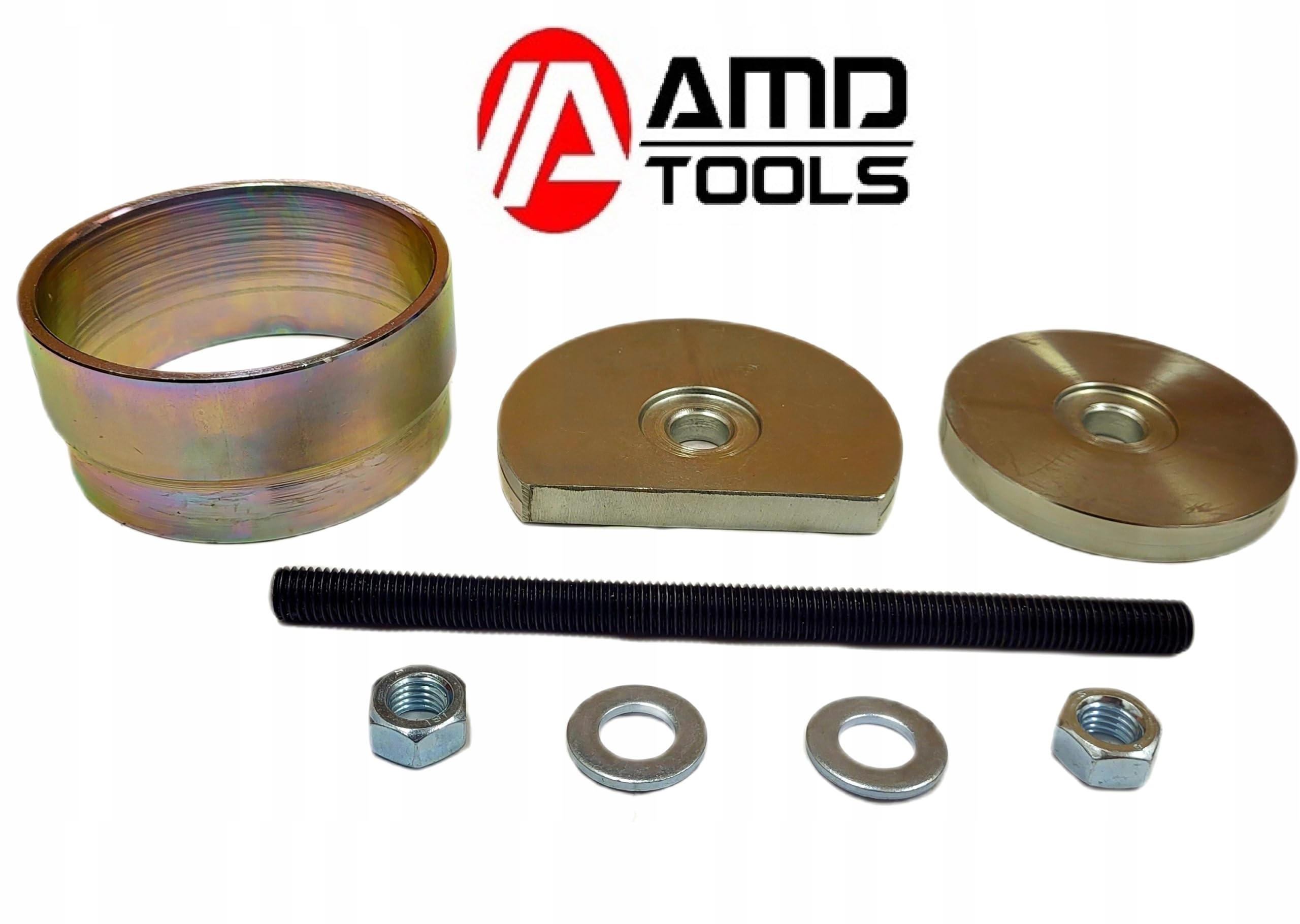 AMD TOOLS Soporte para motor de cojinete de motor, buje de goma, extractor de herramientas de prensa para VW Audi para Skoda de 2012 a 2024