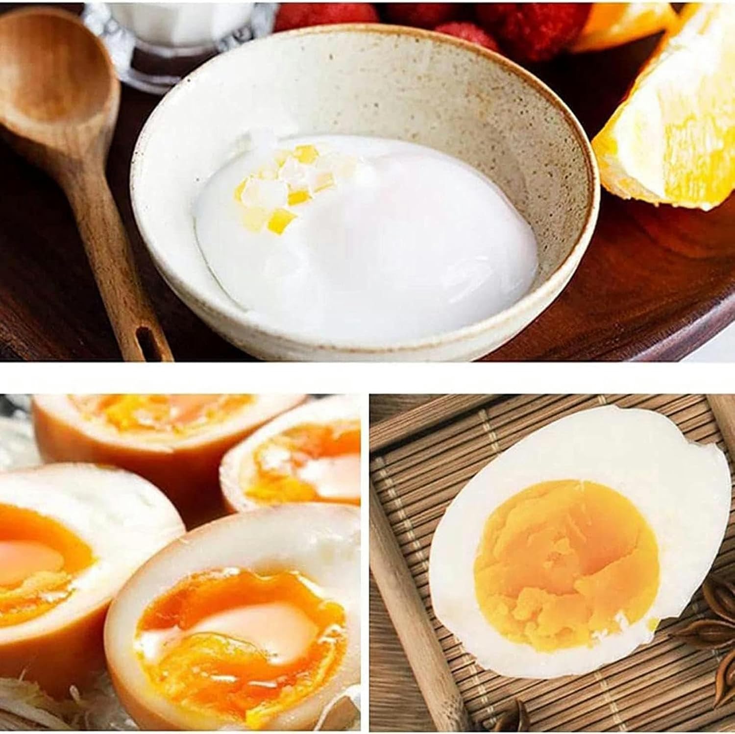 Automatic Commercial Egg Boiler, Hot Spring Egg Cooker, 50Pcs Large Capacity Intelligent Half-Boiled Egg Soft-Boiled Egg Machine, Electric Egg Cooker and Omelette Device