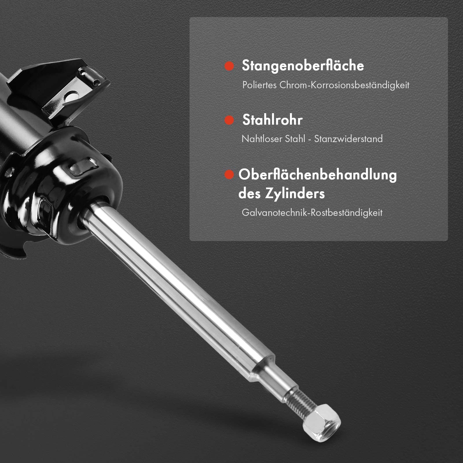 Frankberg 2 x Shock Absorbers Front Left Right Compatible with X1 
