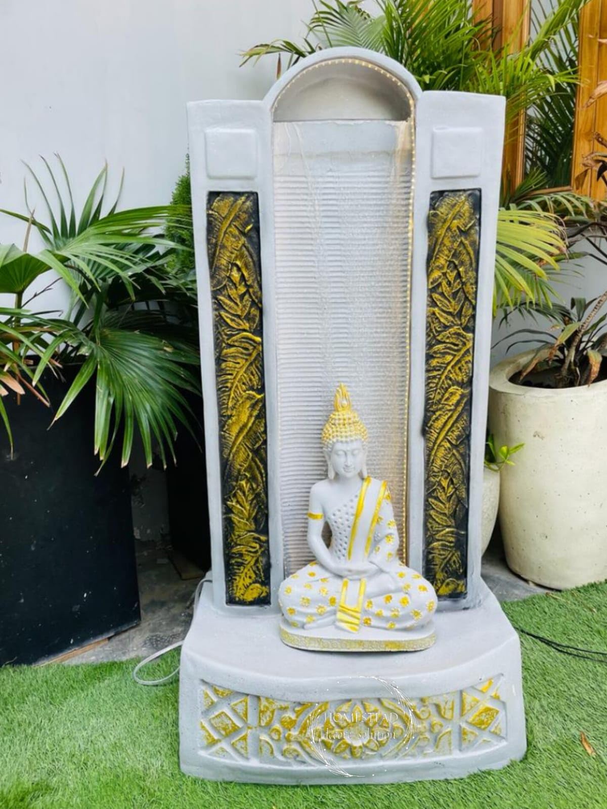 Homestead DECORE Solution Water Fountain for Home Decor,Office Decor| Water Fountain for Indoor & Outdoor| Big Size Buddha Fountain for Home Decor | Big 4 feet Fountain for Home-image-39