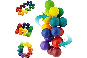 Boxgear 6pc Multicolored Fidget Toy Assortment for Kids
