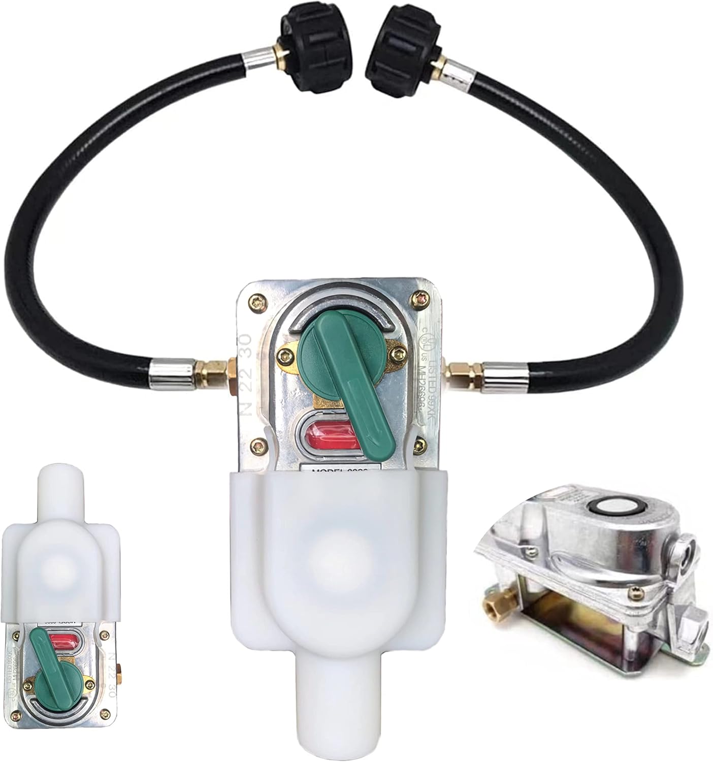 RV Propane Regulator, 2Stage Stage auto Changeover Regulator, Propane