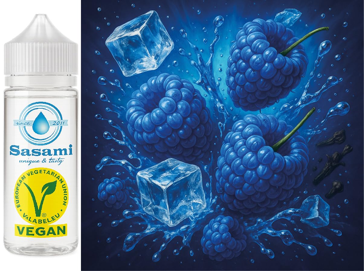 Blue Raspberry Razz Ice Flavor Concentrate - Vegan - Sasami - 10ml