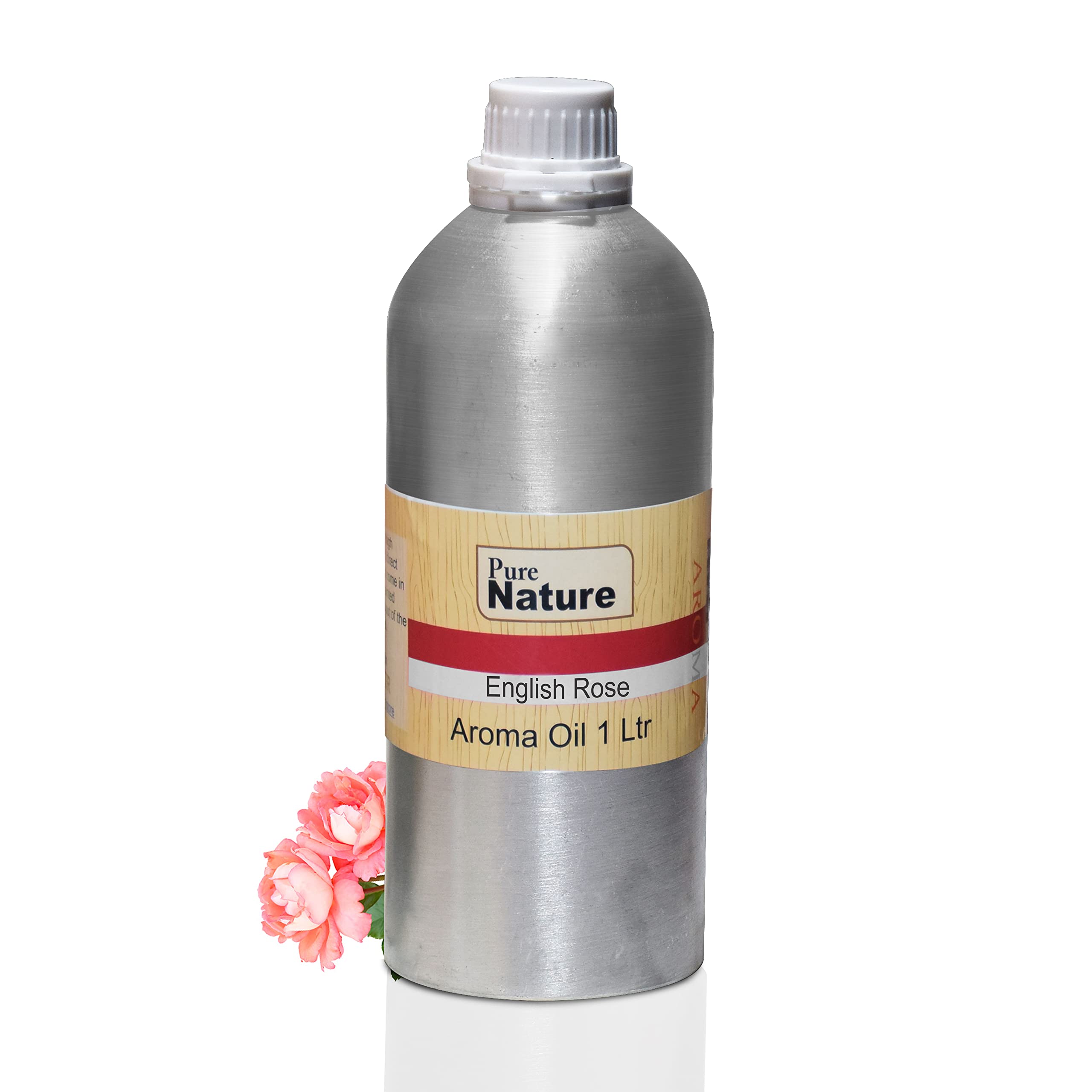 Pure Source India Aroma Diffuser Oil Essential for Oil Burner, Soap Making, Candle Making Etc. 1 Ltr Pack of Fragrance Oil (English Rose)