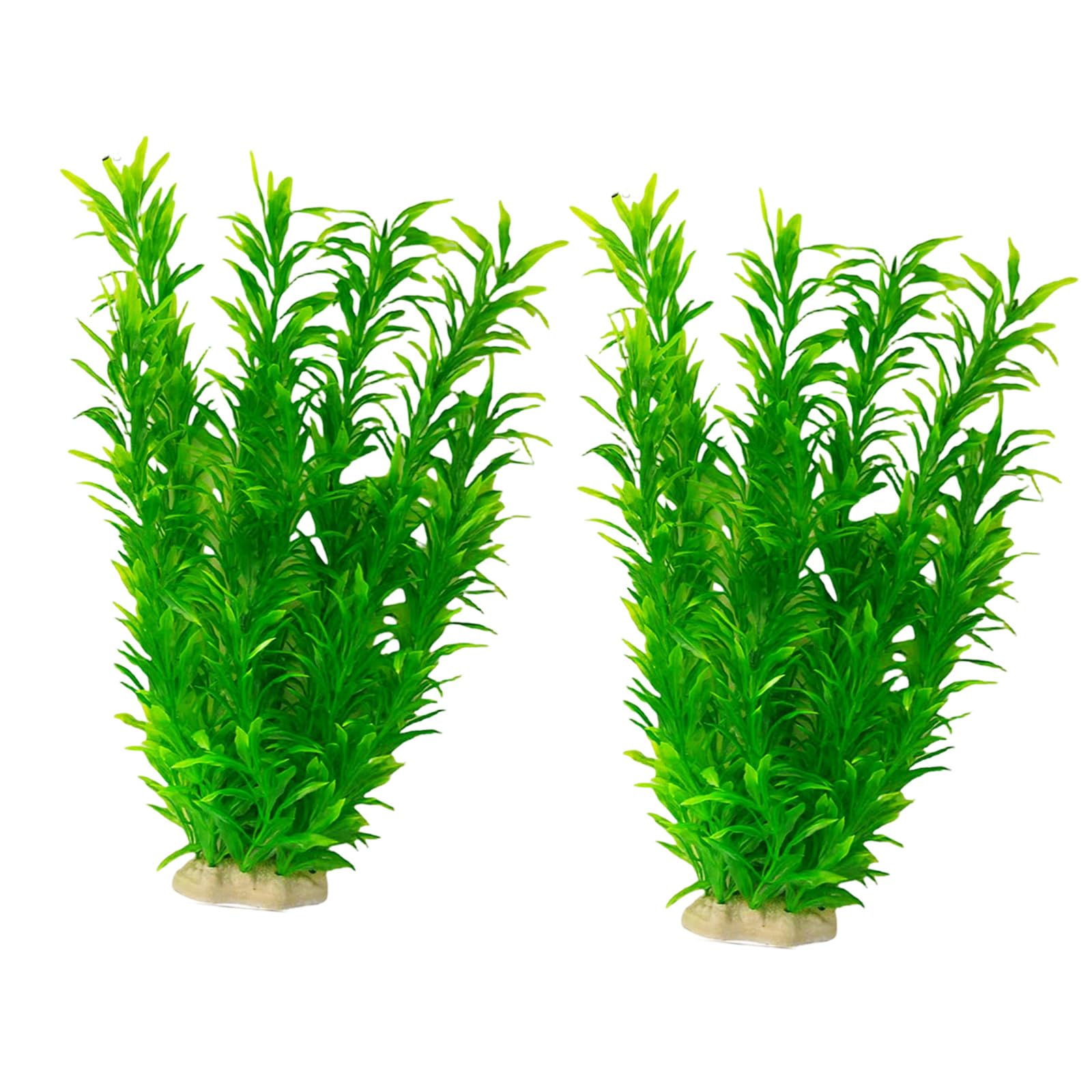 OSNIYAW 2pcs Artificial Underwater Plant Aquariums Fish Tanks Seaweed Decoration Water Grass Viewing Decorations for Homes Water Grass Viewing Decorations