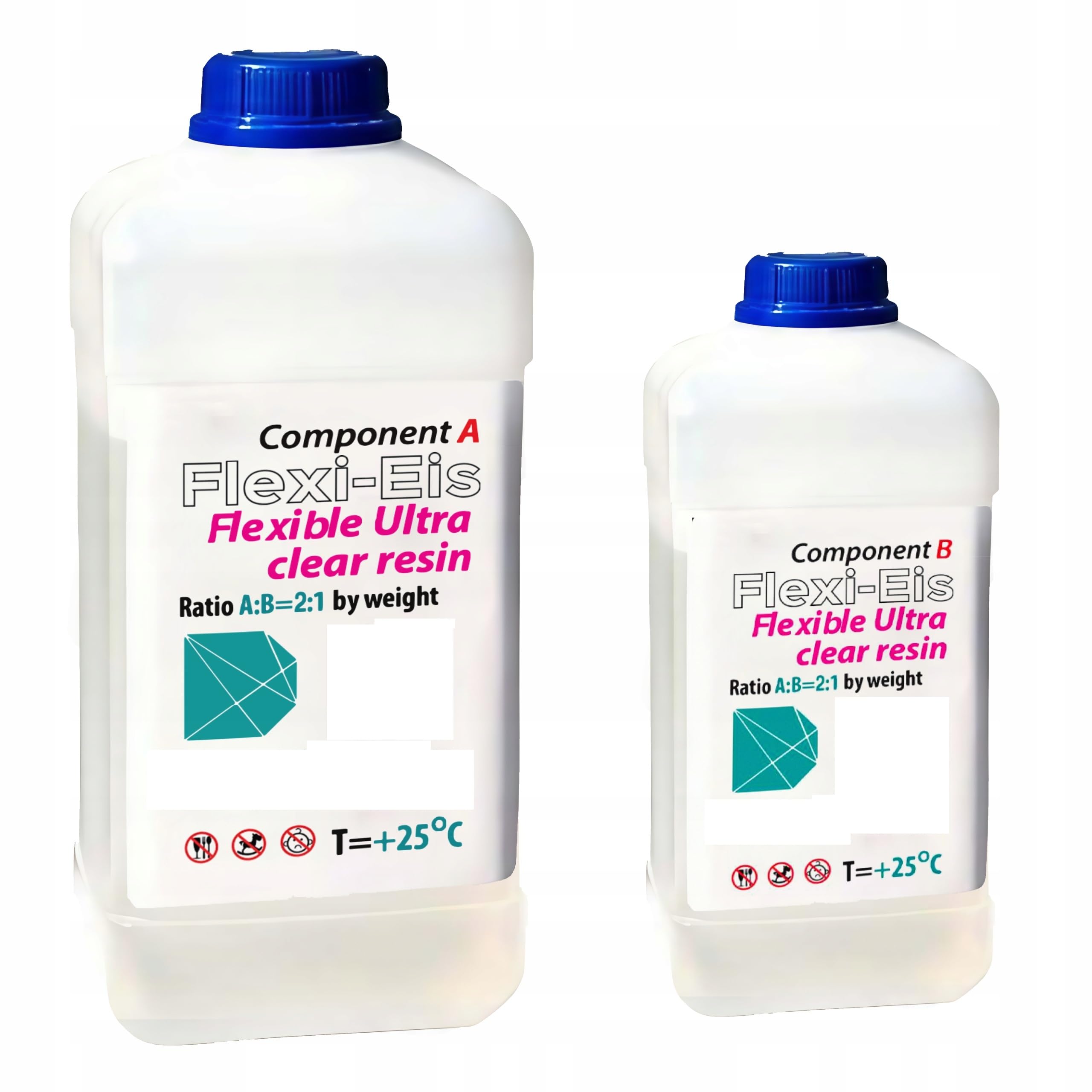 DCRA Flexi-Eis Résine Époxy Élastique & Transparente – Parfaite pour bijoux, œuvres d’art & encapsulation électronique – Résistante aux chocs, fissures & UV