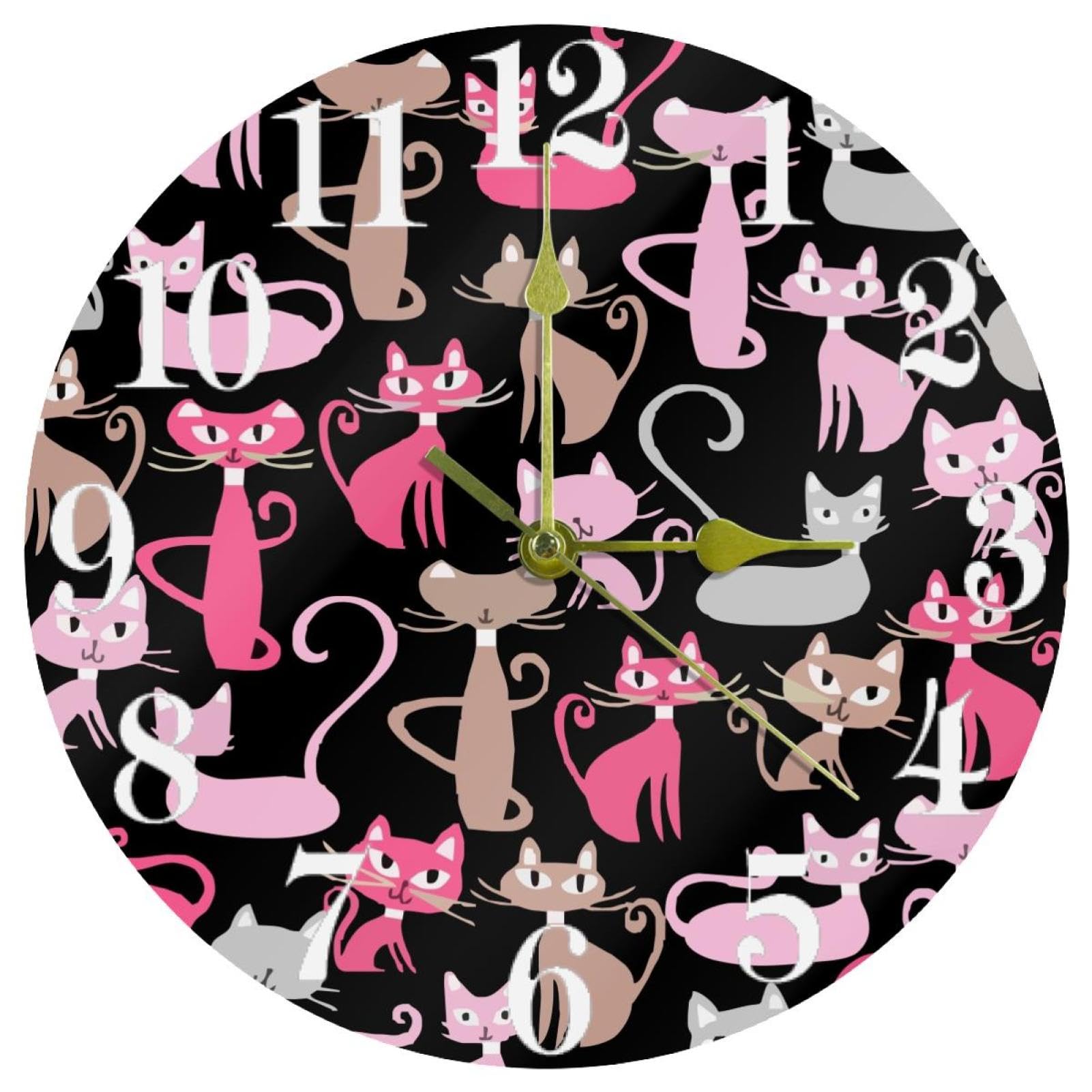 Horloge murale sans tic-tac à quartz pour retrouver le calme au bureau