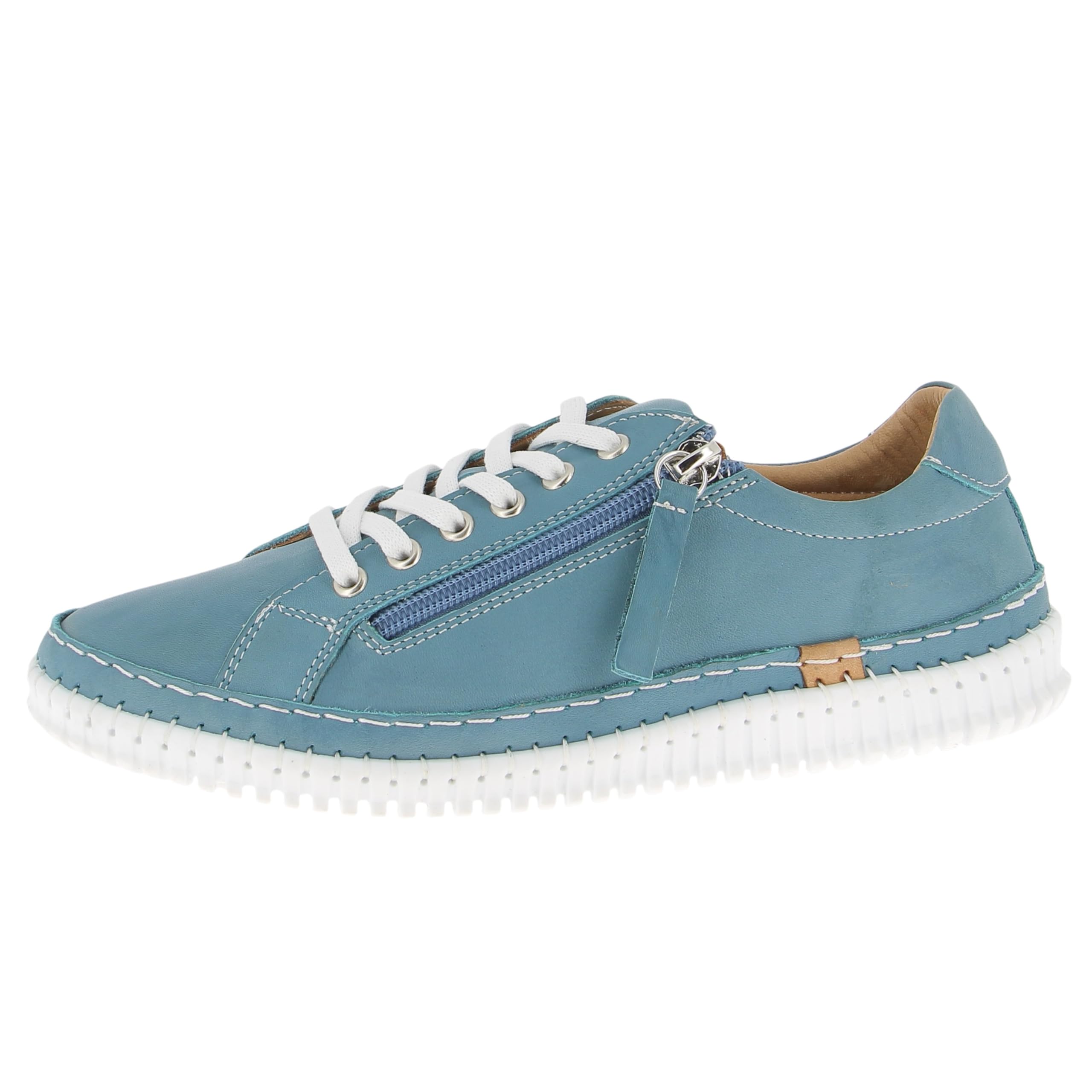 Andrea Conti Women's Damen Low Top Sneaker, Jeans Colour, 6 UK
